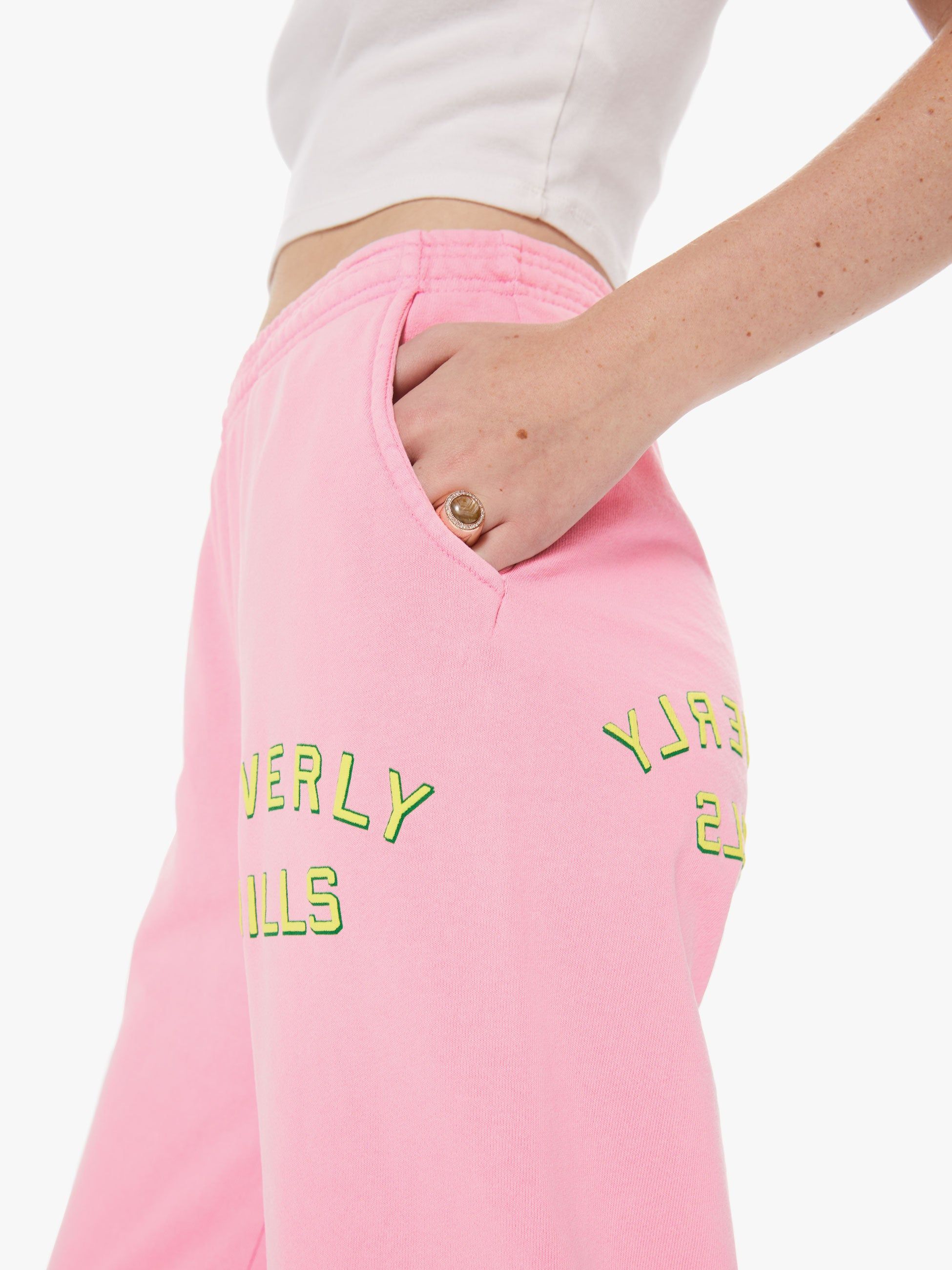 Cloney Beverly Hills Sweatpants - Pink sold by MOTHER product image thumbnail 4