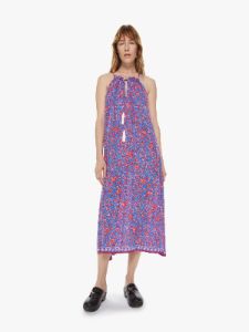 Natalie Martin Marlien Maxi - Bloom Print Persian Blue sold by MOTHER