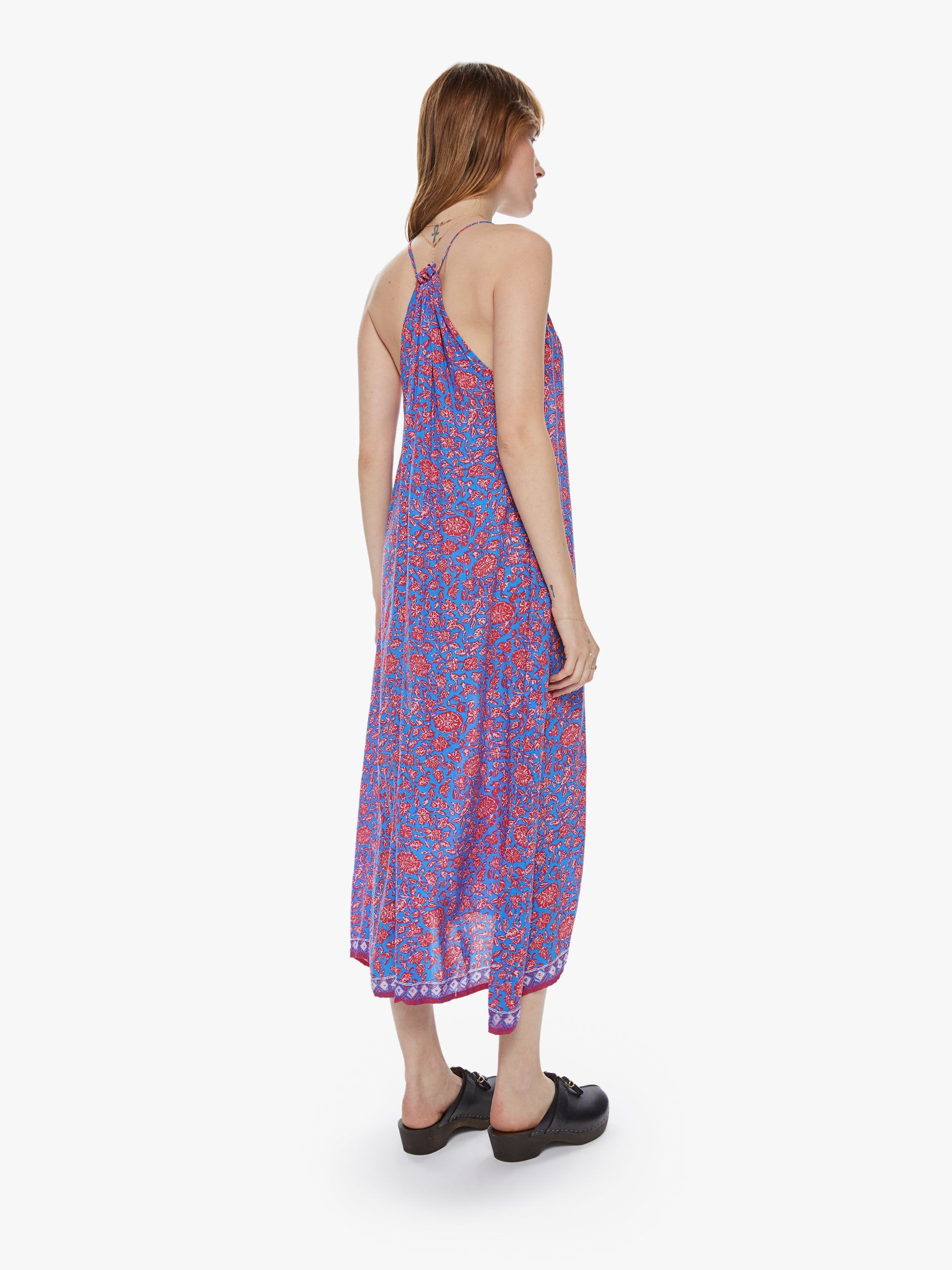 Natalie Martin Marlien Maxi - Bloom Print Persian Blue sold by MOTHER product image thumbnail 4