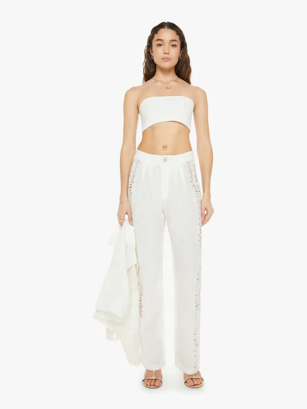 Alix Of Bohemia Colette Picnic Eyelet Pant - Ivory made by MOTHER