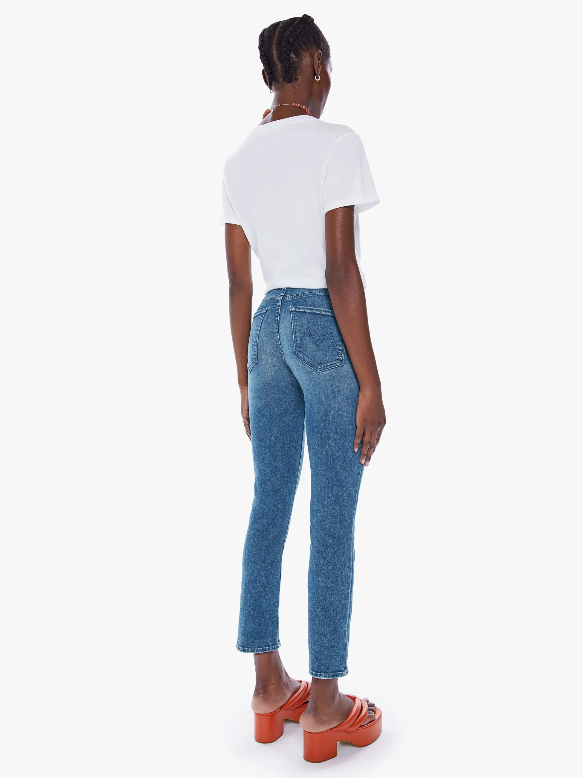 The Mid Rise Dazzler Ankle - Wish On A Star sold by MOTHER product image thumbnail 3