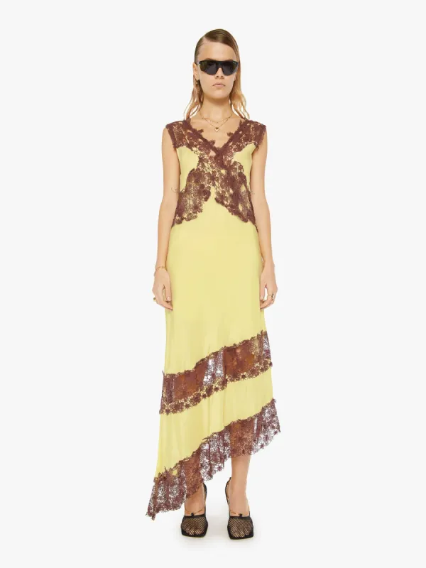 Maria Cher Lex Midi Dress - Yellow sold by MOTHER