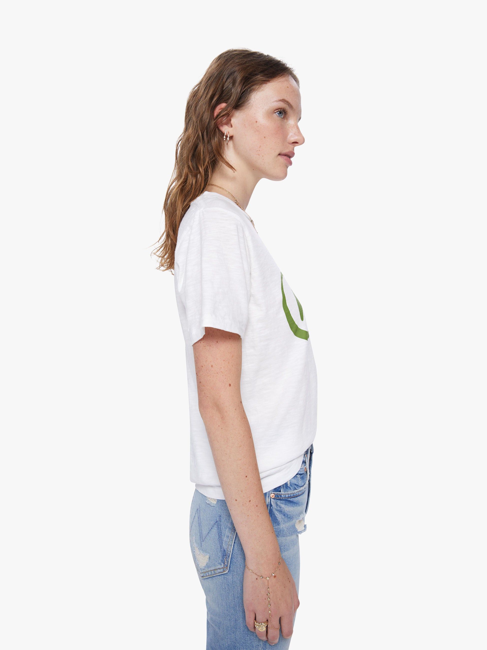 Velva Sheen Weed Tee - White sold by MOTHER product image thumbnail 2