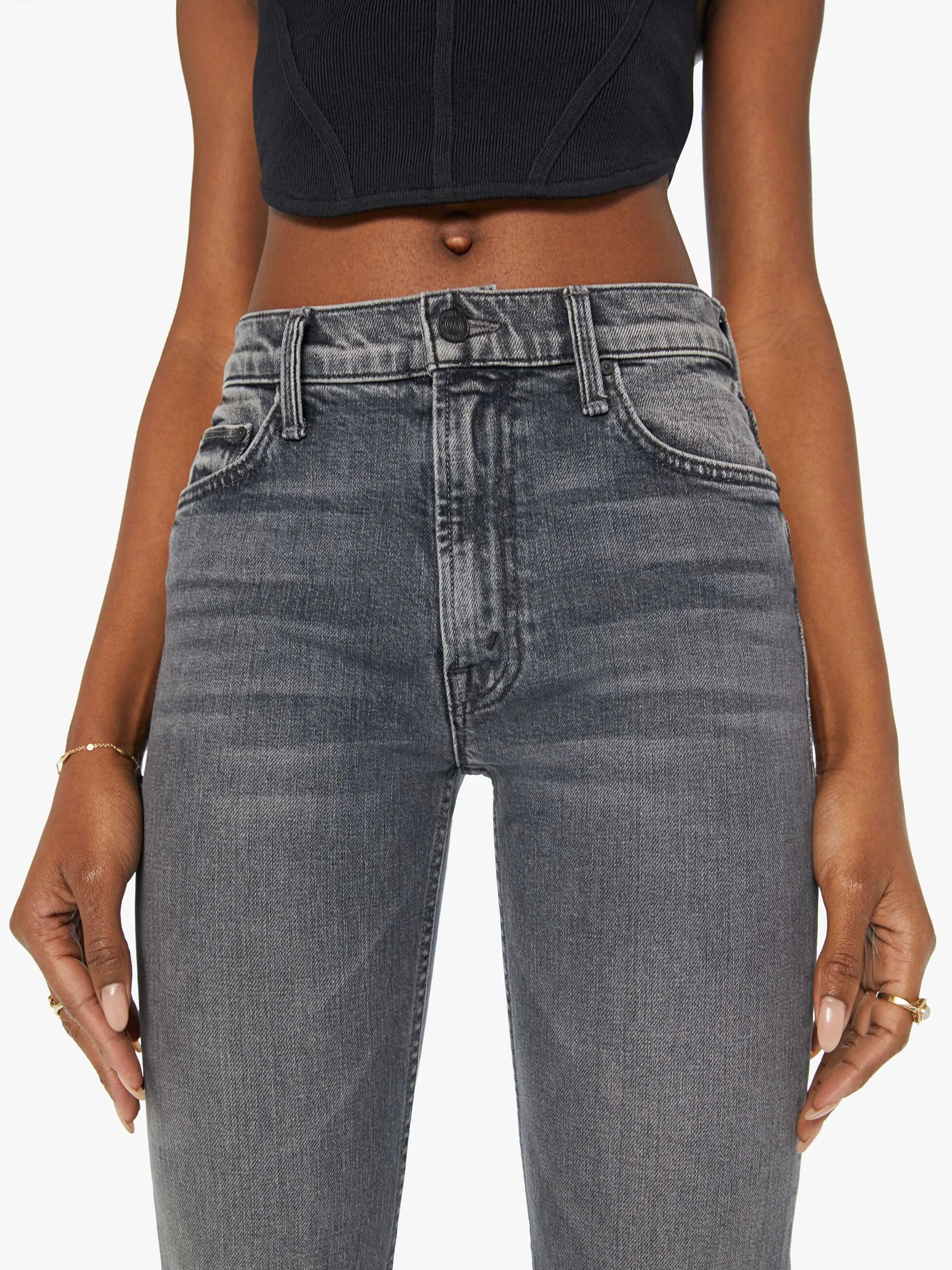 The Mid Rise Rider Skimp - Outta Sight sold by MOTHER product image thumbnail 5