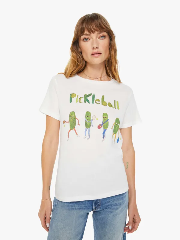 Unfortunate Portrait Pickleball Tee - White sold by MOTHER