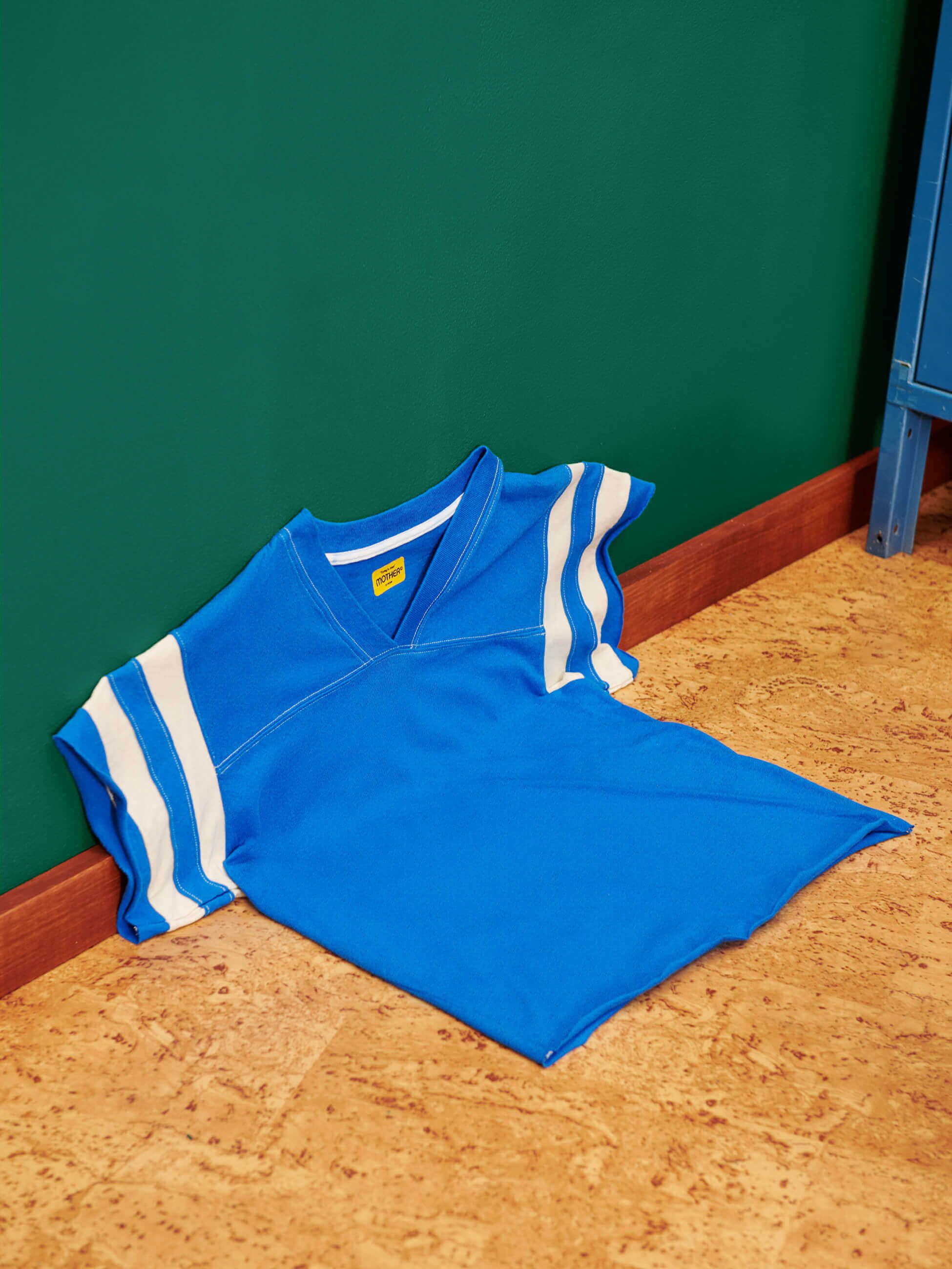 The Short Sleeve Footballer - Blue And White sold by MOTHER product image thumbnail 7