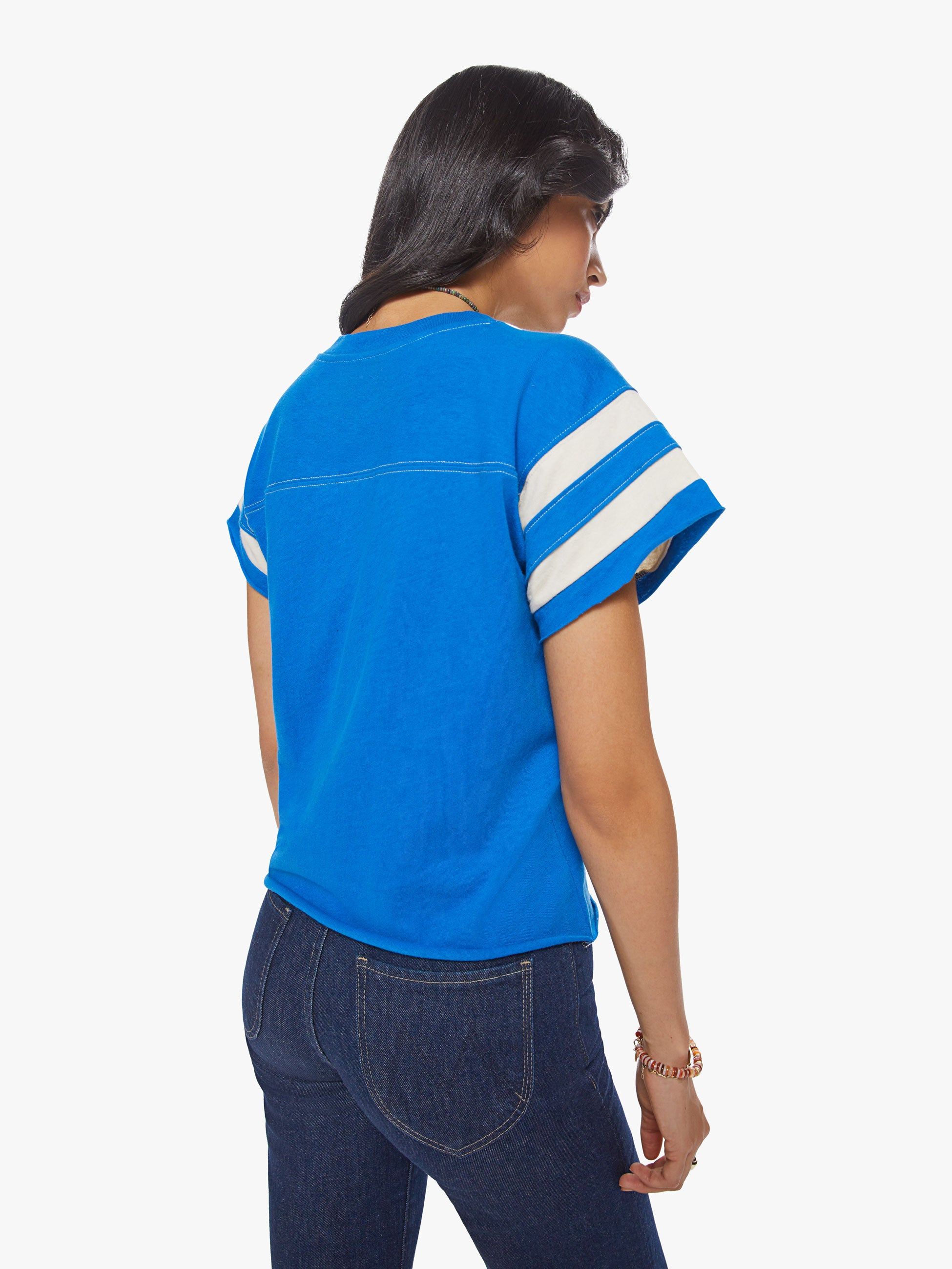 The Short Sleeve Footballer - Blue And White sold by MOTHER product image thumbnail 4