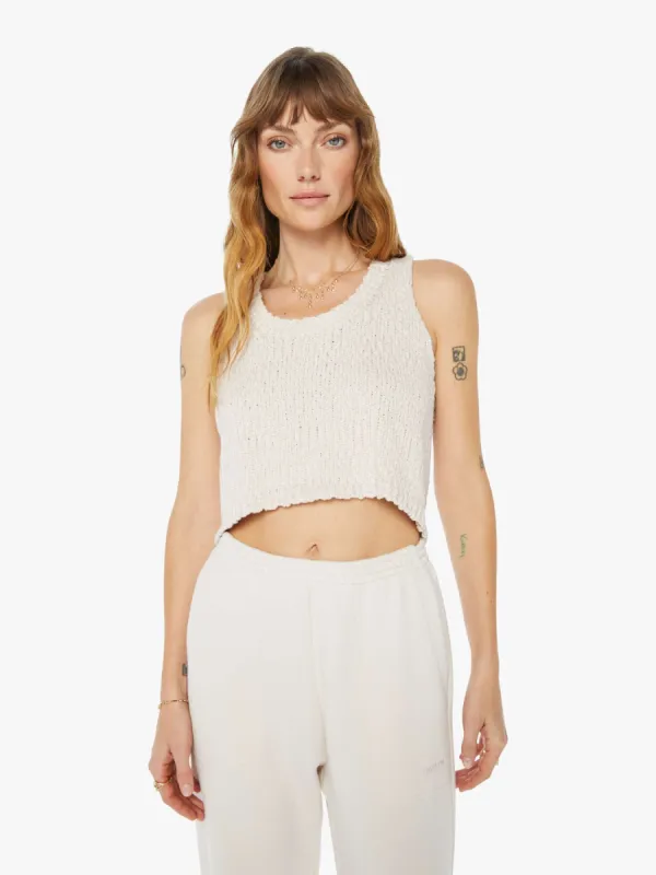 SABLYN Bay Cropped Knit Tank - Lunar sold by MOTHER