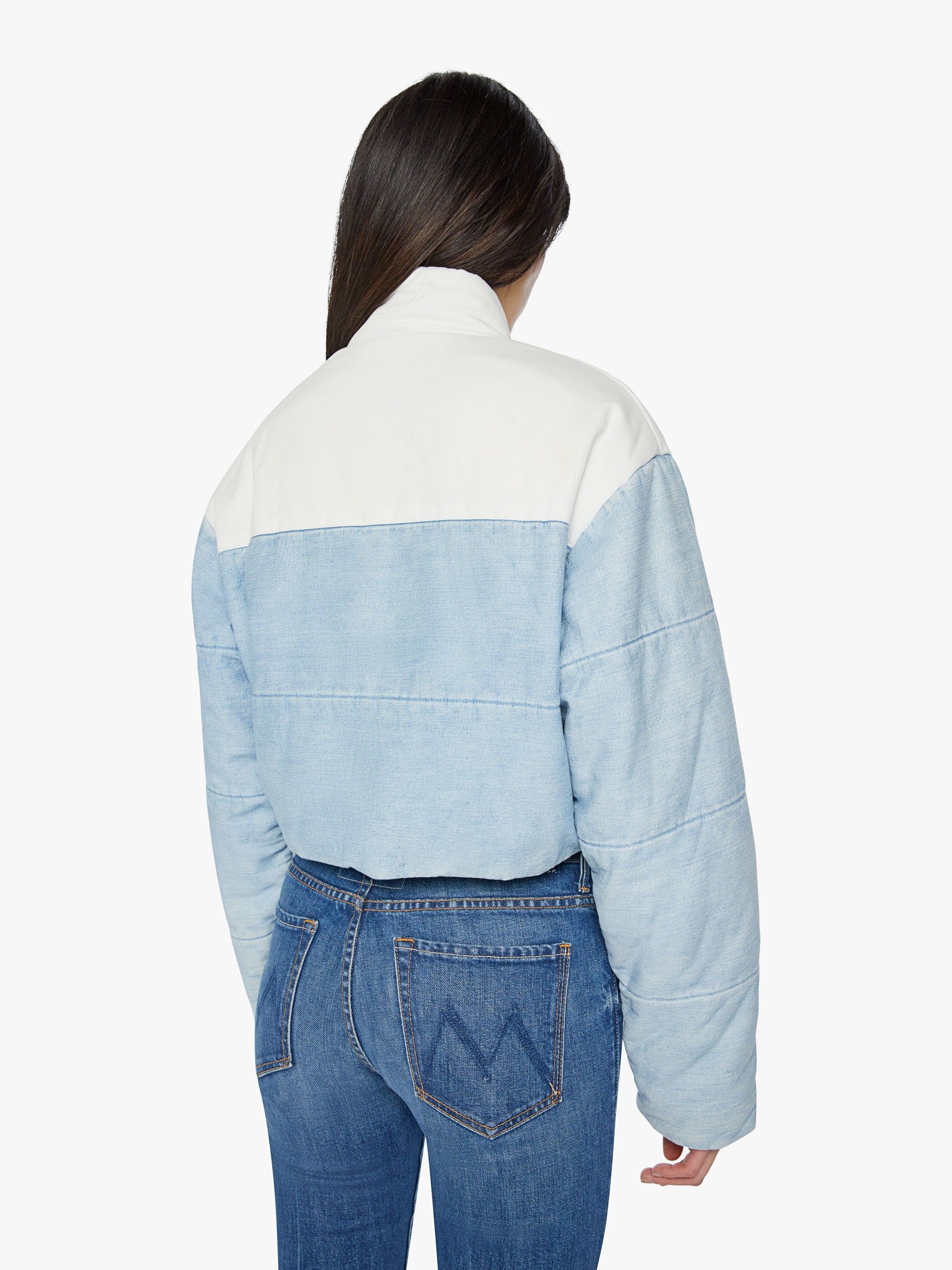 Drop Pillow Talk Puffer Crop - Its Chill sold by MOTHER product image thumbnail 4