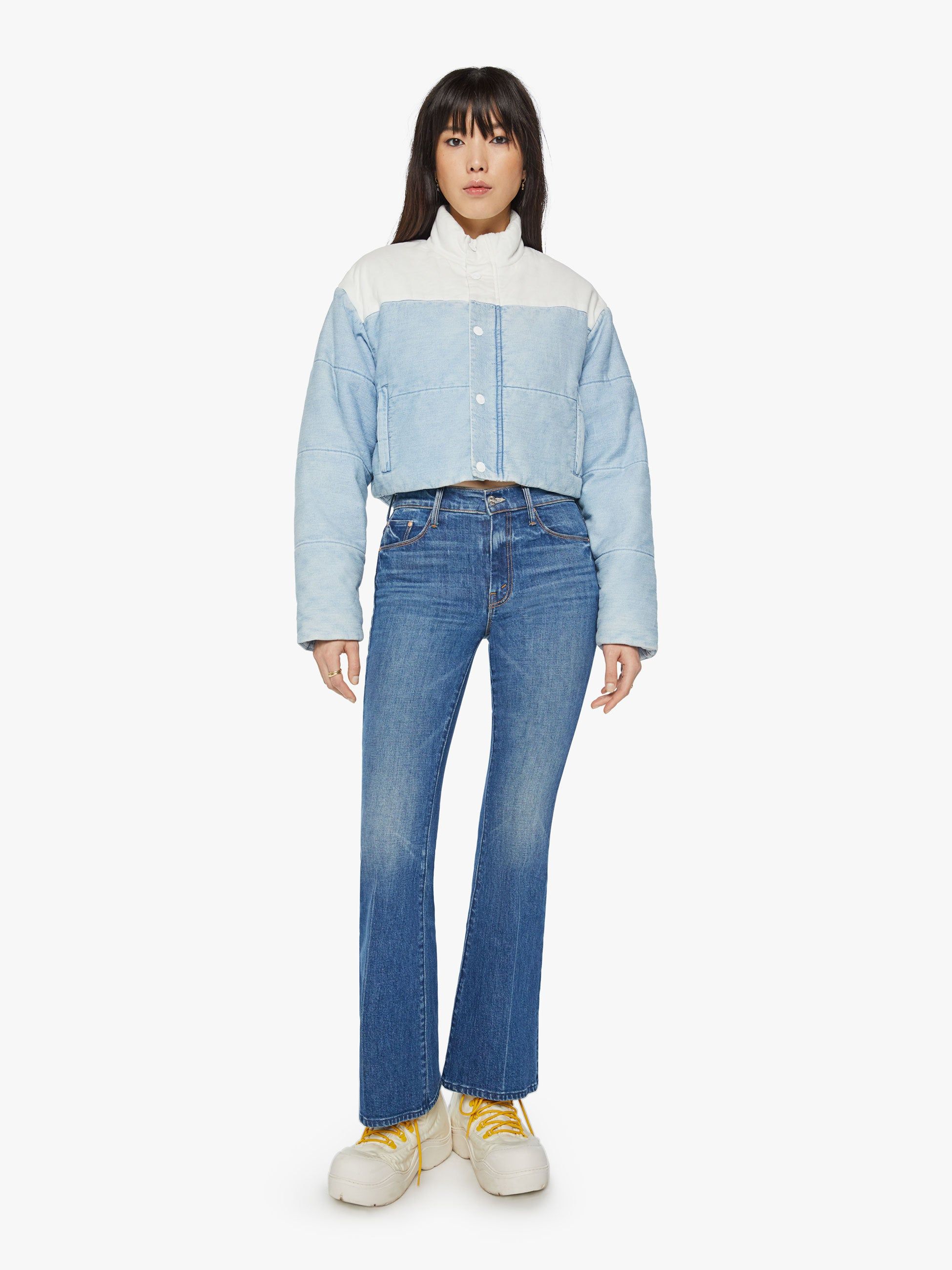 Drop Pillow Talk Puffer Crop - Its Chill sold by MOTHER product image thumbnail 5