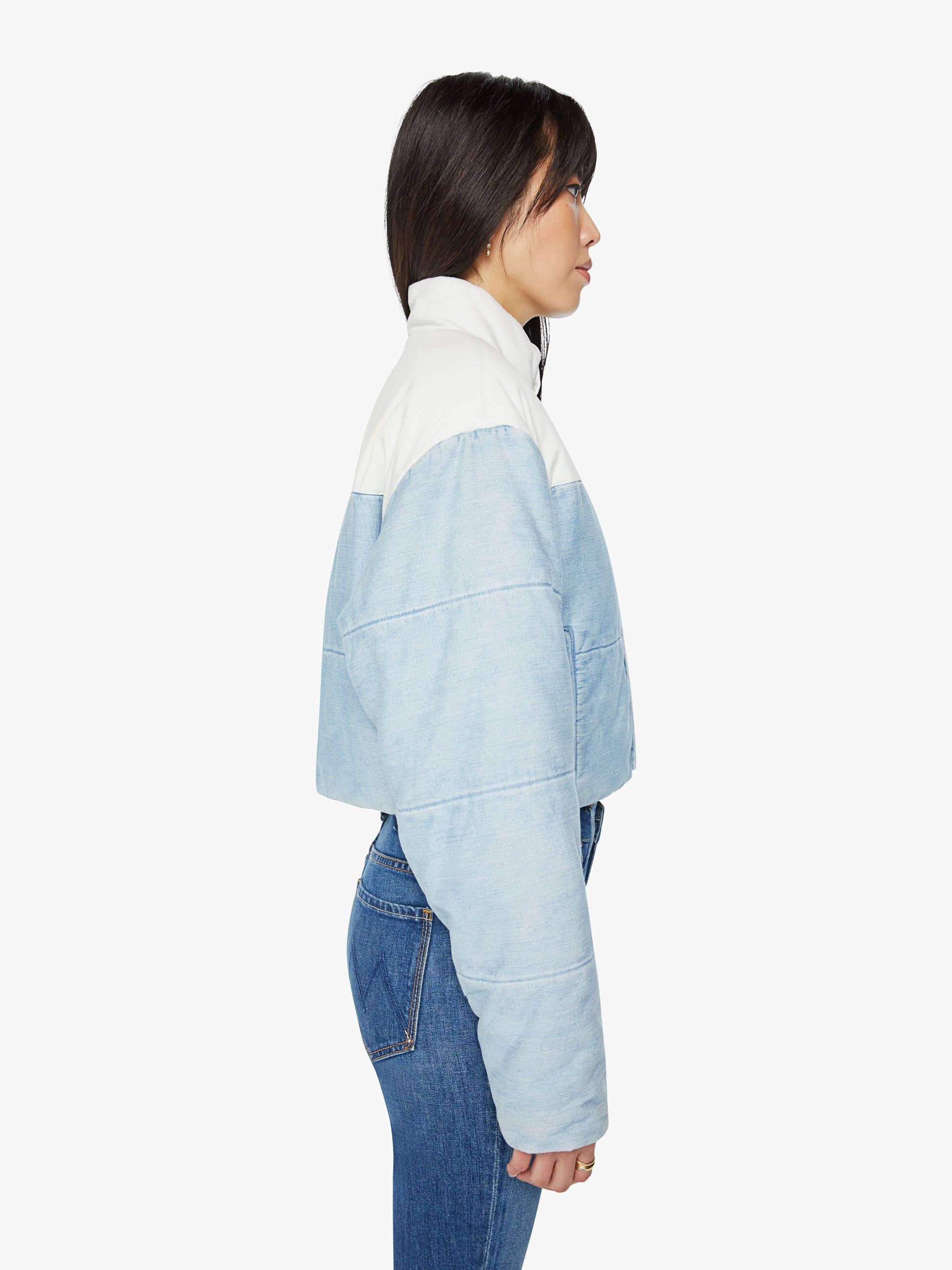 Drop Pillow Talk Puffer Crop - Its Chill sold by MOTHER product image thumbnail 3