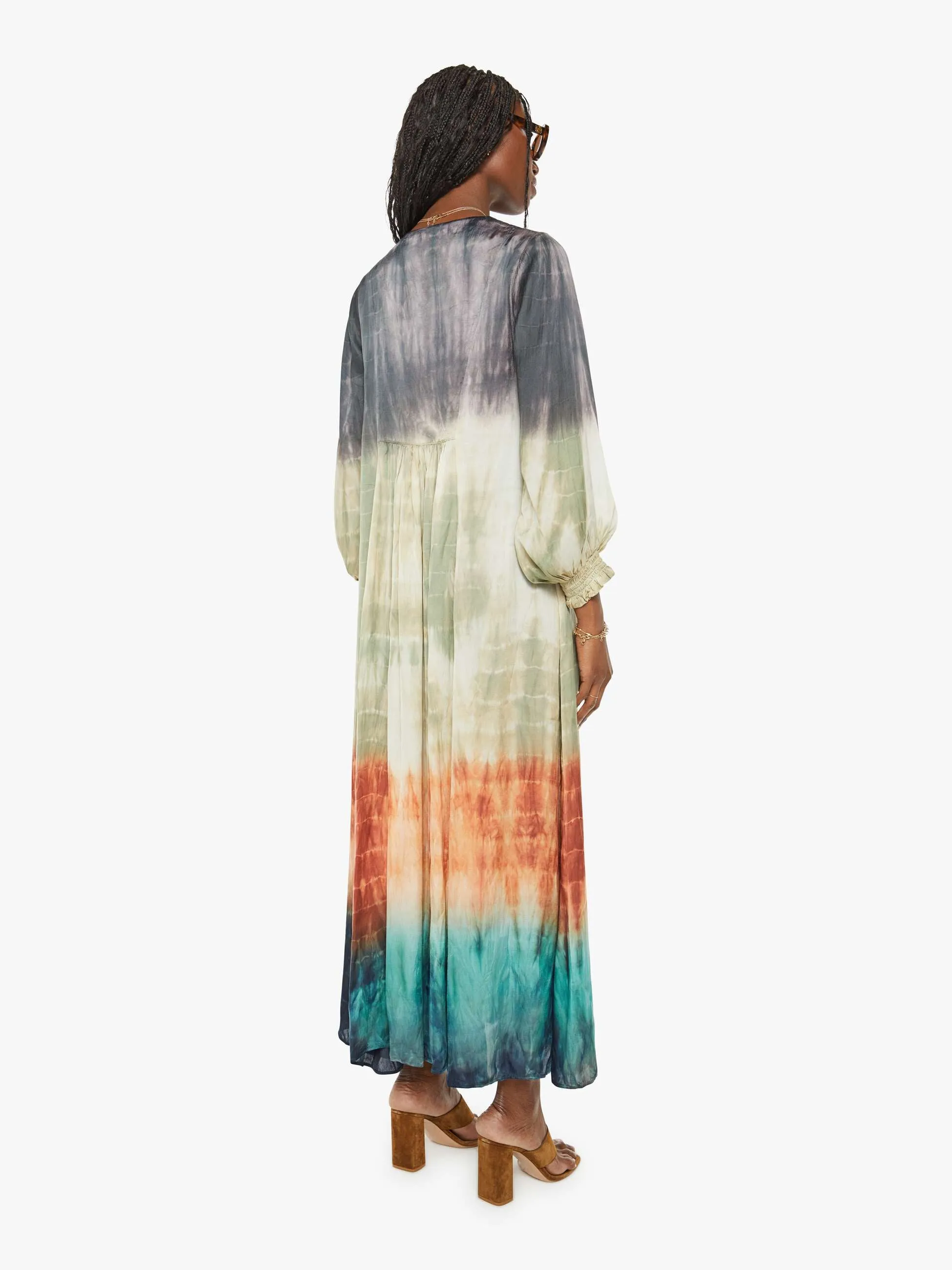 Maria Cher Vesta Maxi Dress - Neutral Ombre sold by MOTHER product image thumbnail 3