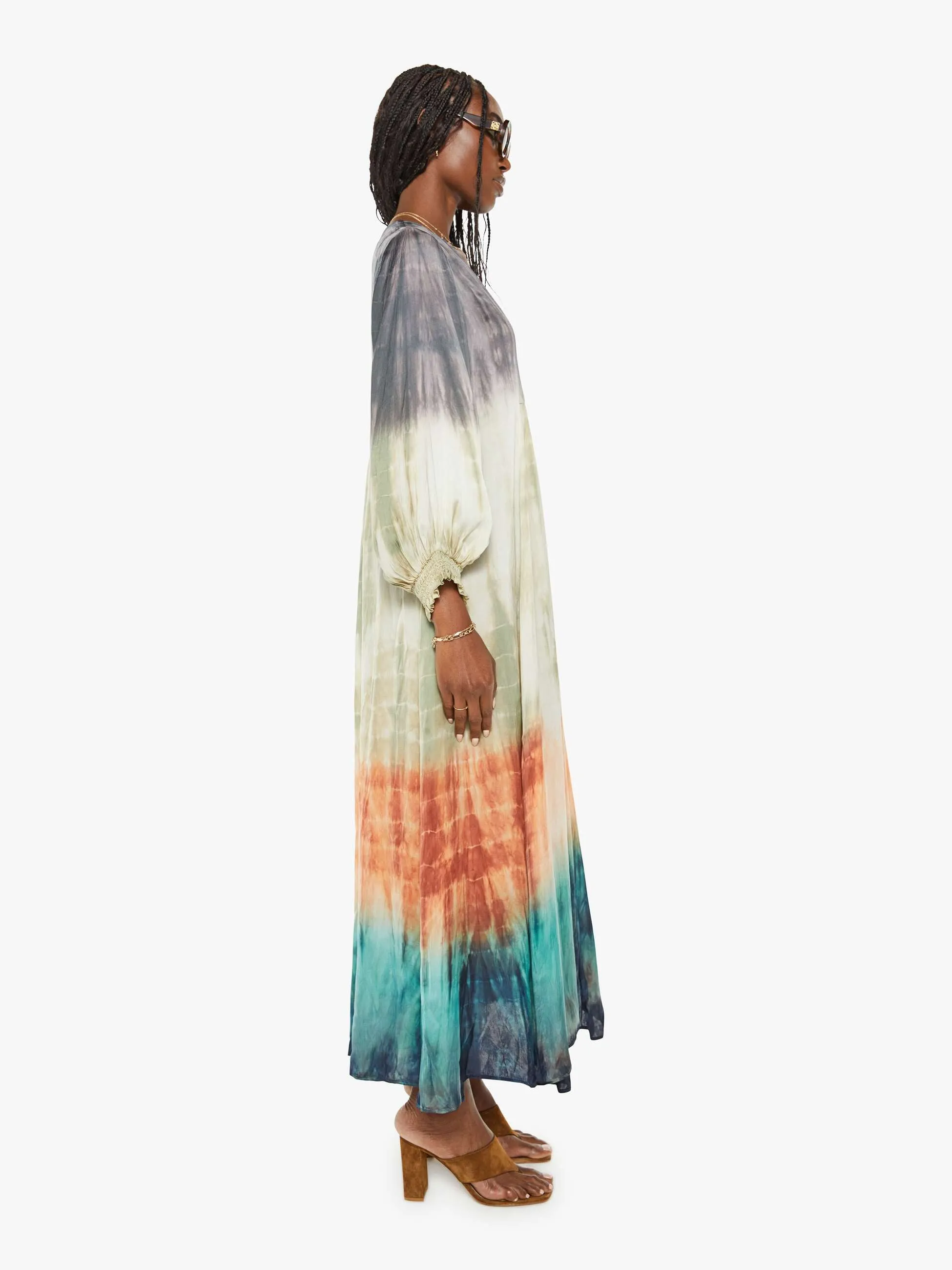 Maria Cher Vesta Maxi Dress - Neutral Ombre sold by MOTHER product image thumbnail 2