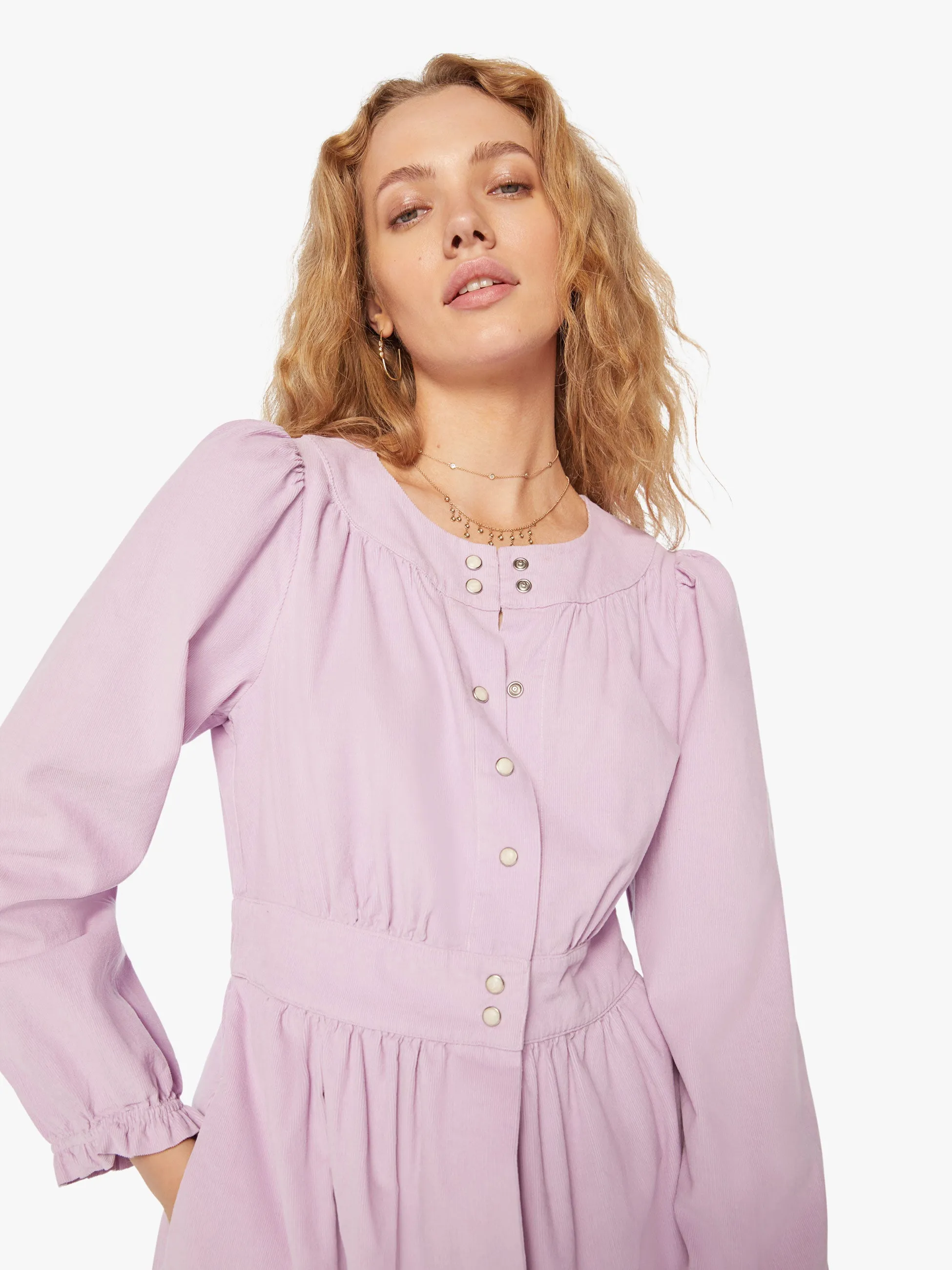 XiRENA Greta Dress - Soft Lilac sold by MOTHER product image thumbnail 5