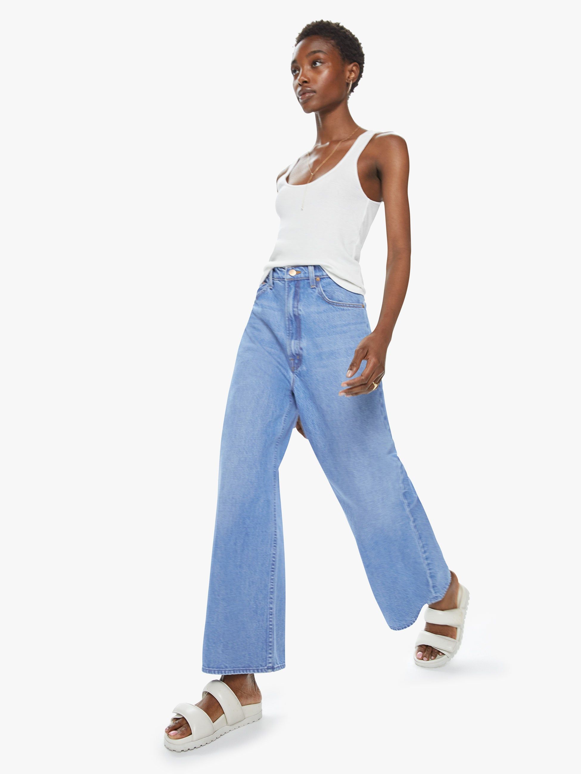 SNACKS! High Waisted Funnel Ankle - Nothing Else Like It sold by MOTHER product image thumbnail 5