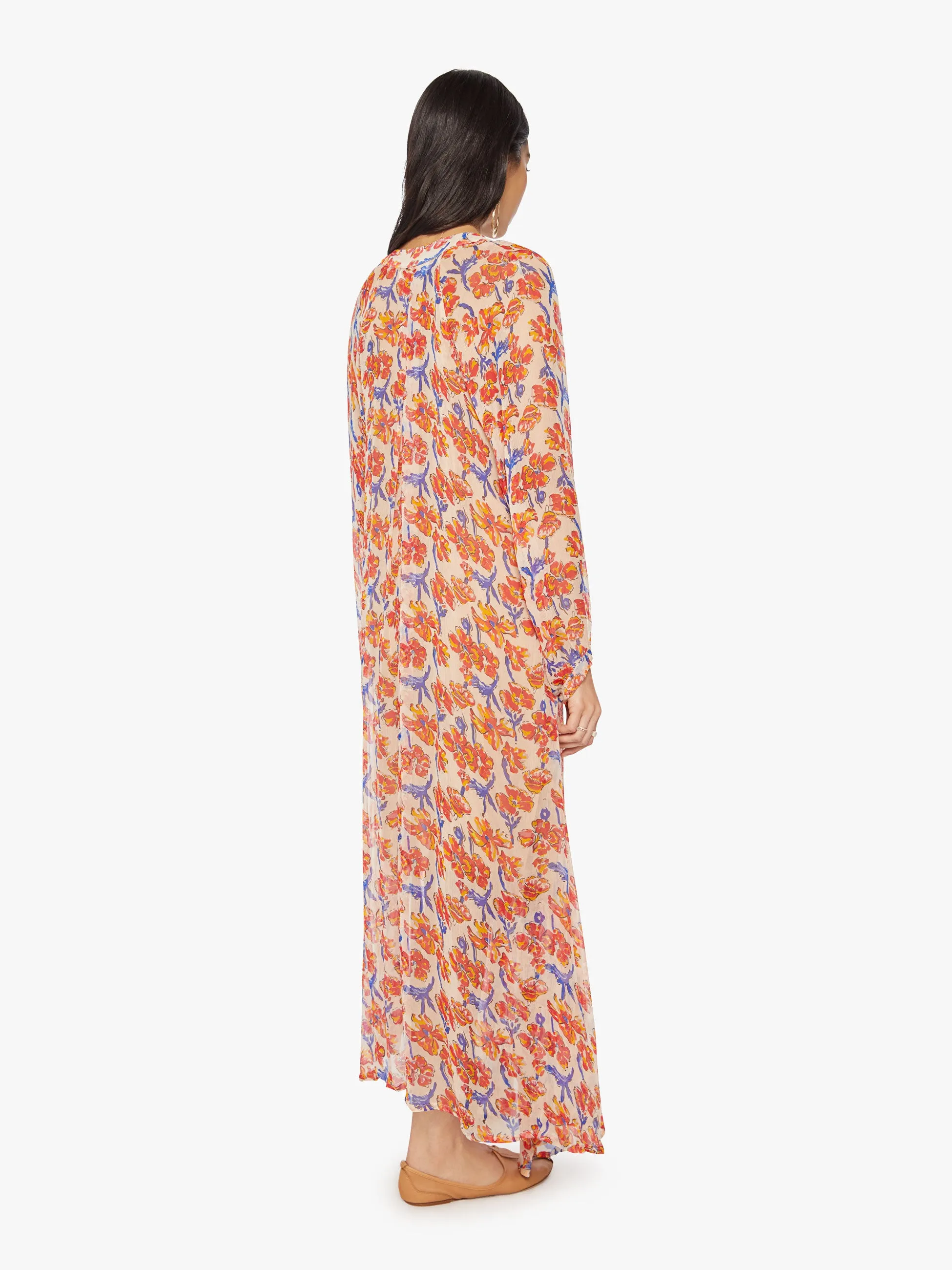 Natalie Martin Fiore Maxi - Water Color Clementine sold by MOTHER product image thumbnail 4