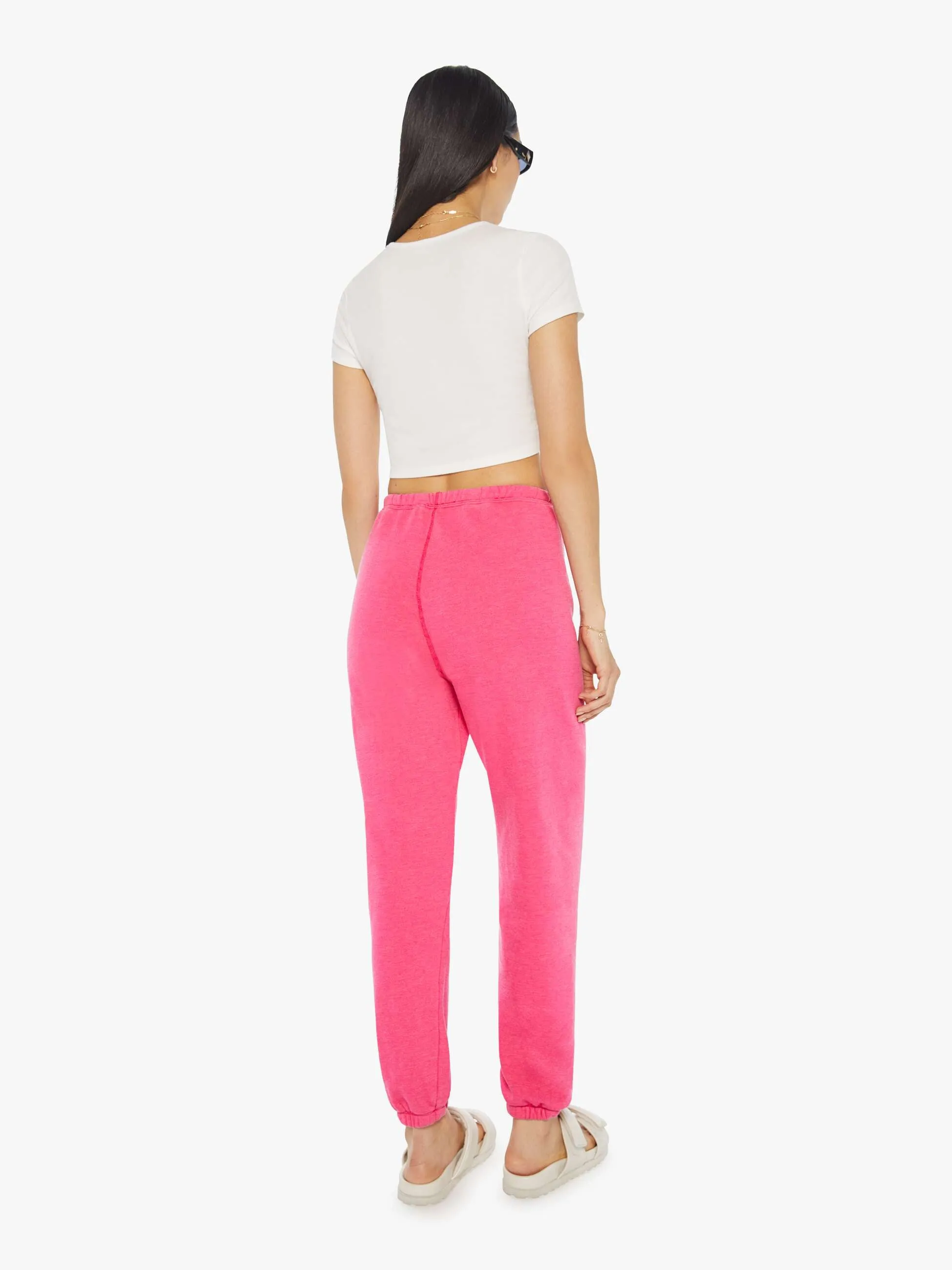 SPRWMN Heart Sweatpants - Hot Pink sold by MOTHER product image thumbnail 4