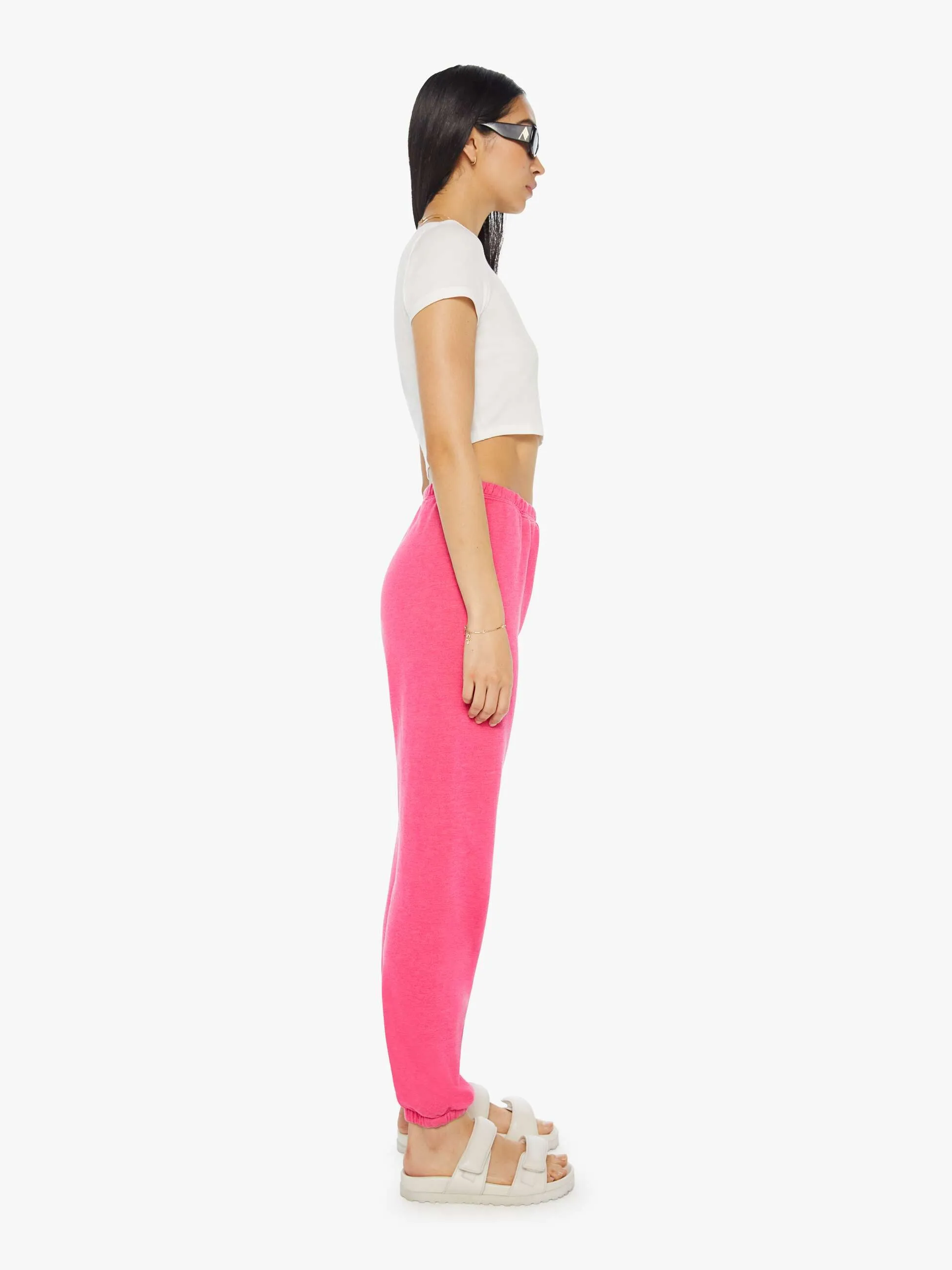 SPRWMN Heart Sweatpants - Hot Pink sold by MOTHER product image thumbnail 3