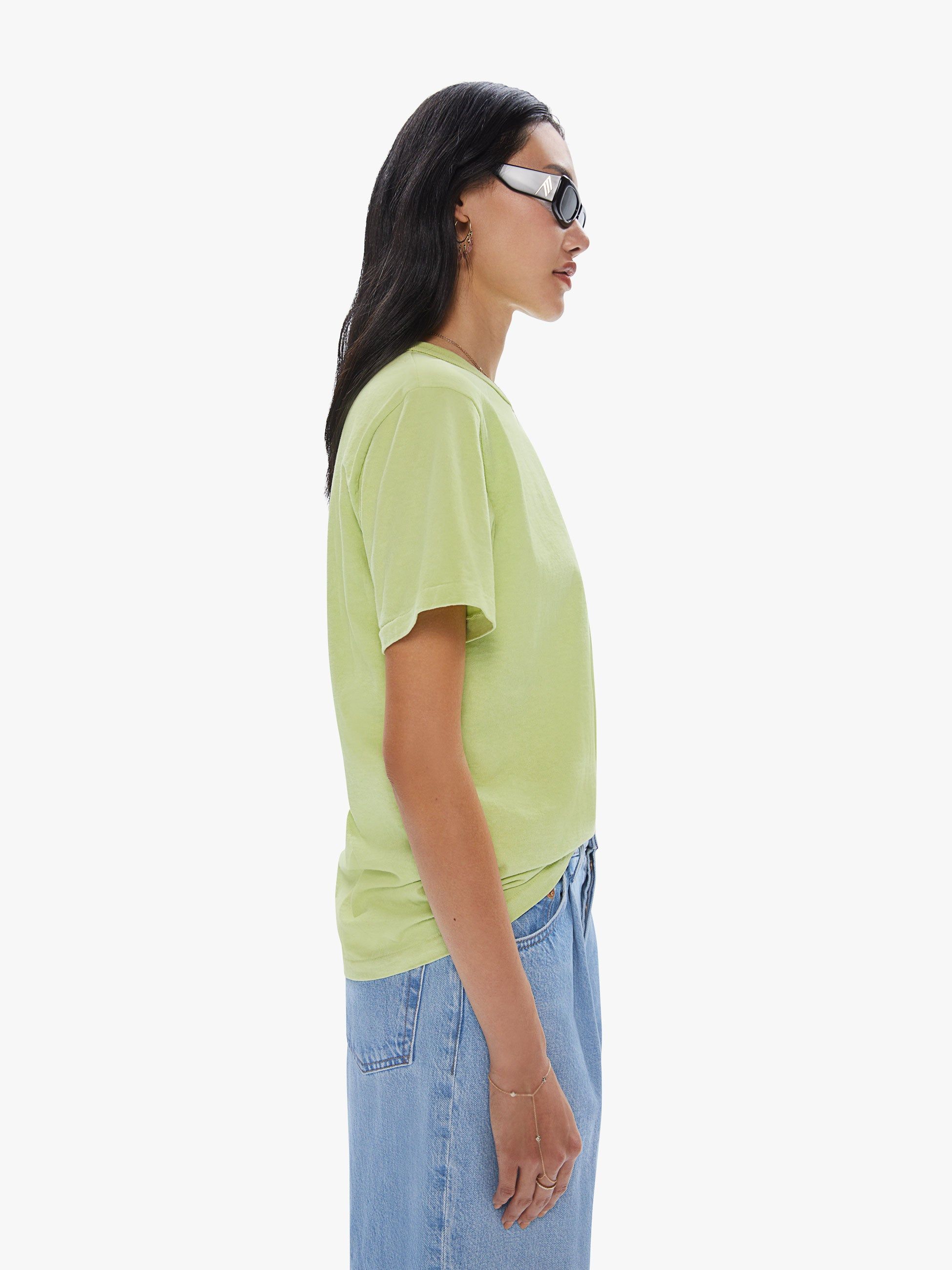 Velva Sheen S/S Crew Neck Tee - Lime sold by MOTHER product image thumbnail 3
