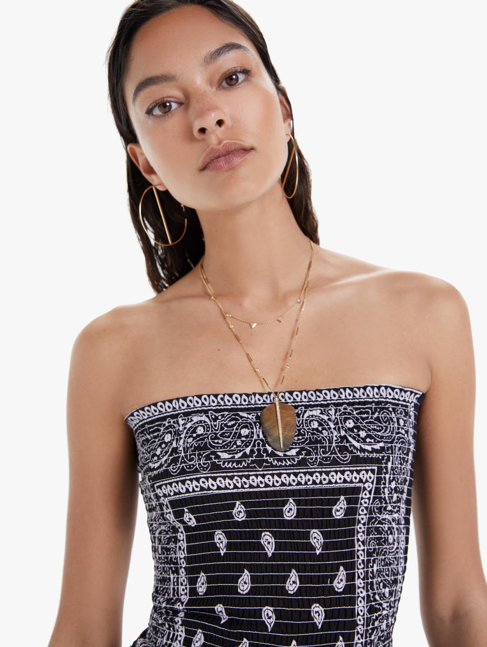 Arizona Love Bandana Tube Top - Black sold by MOTHER product image thumbnail 5