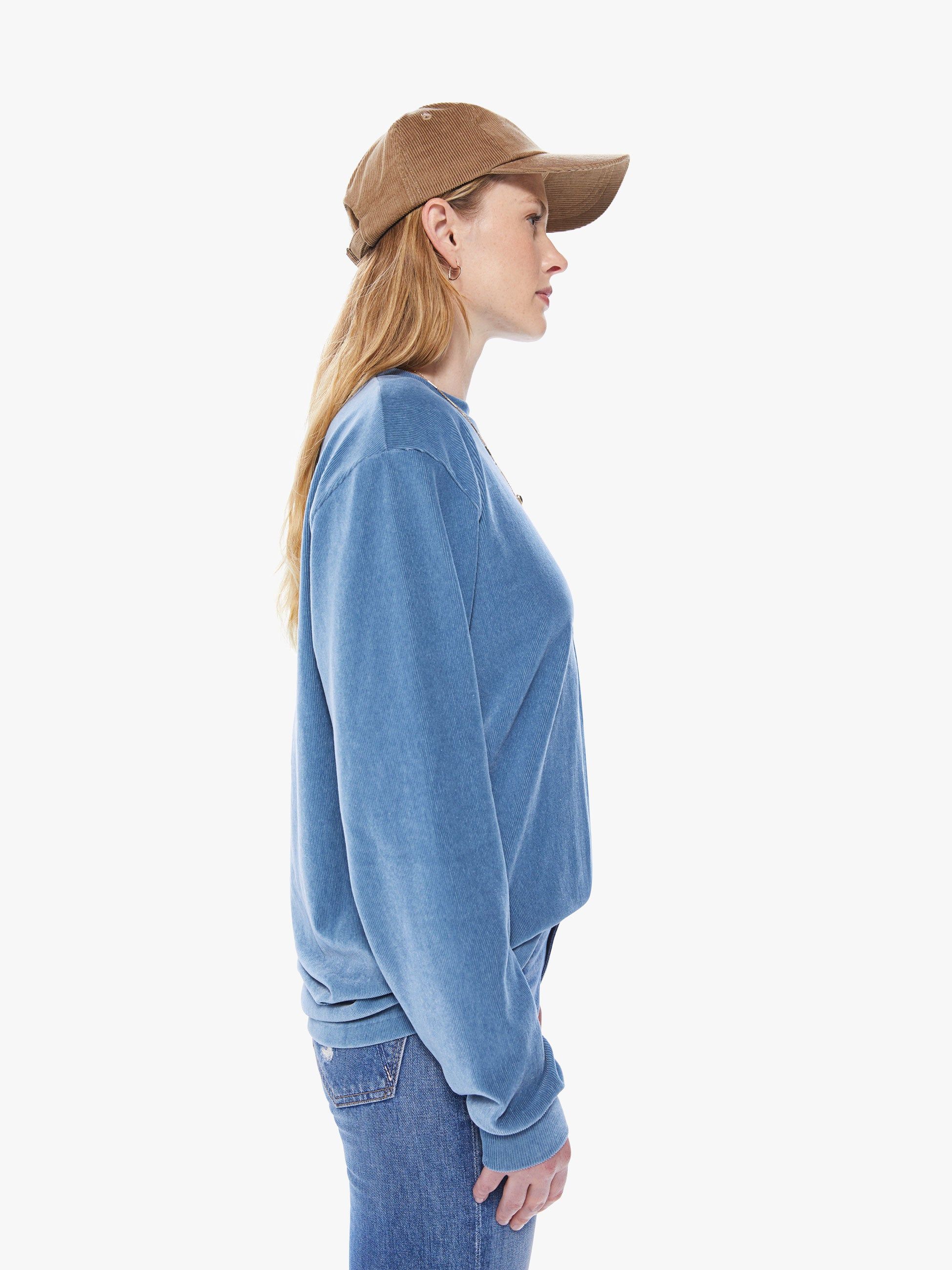 La Paz Duarte L/S Ribbed Tee - Captain's Blue sold by MOTHER product image thumbnail 3