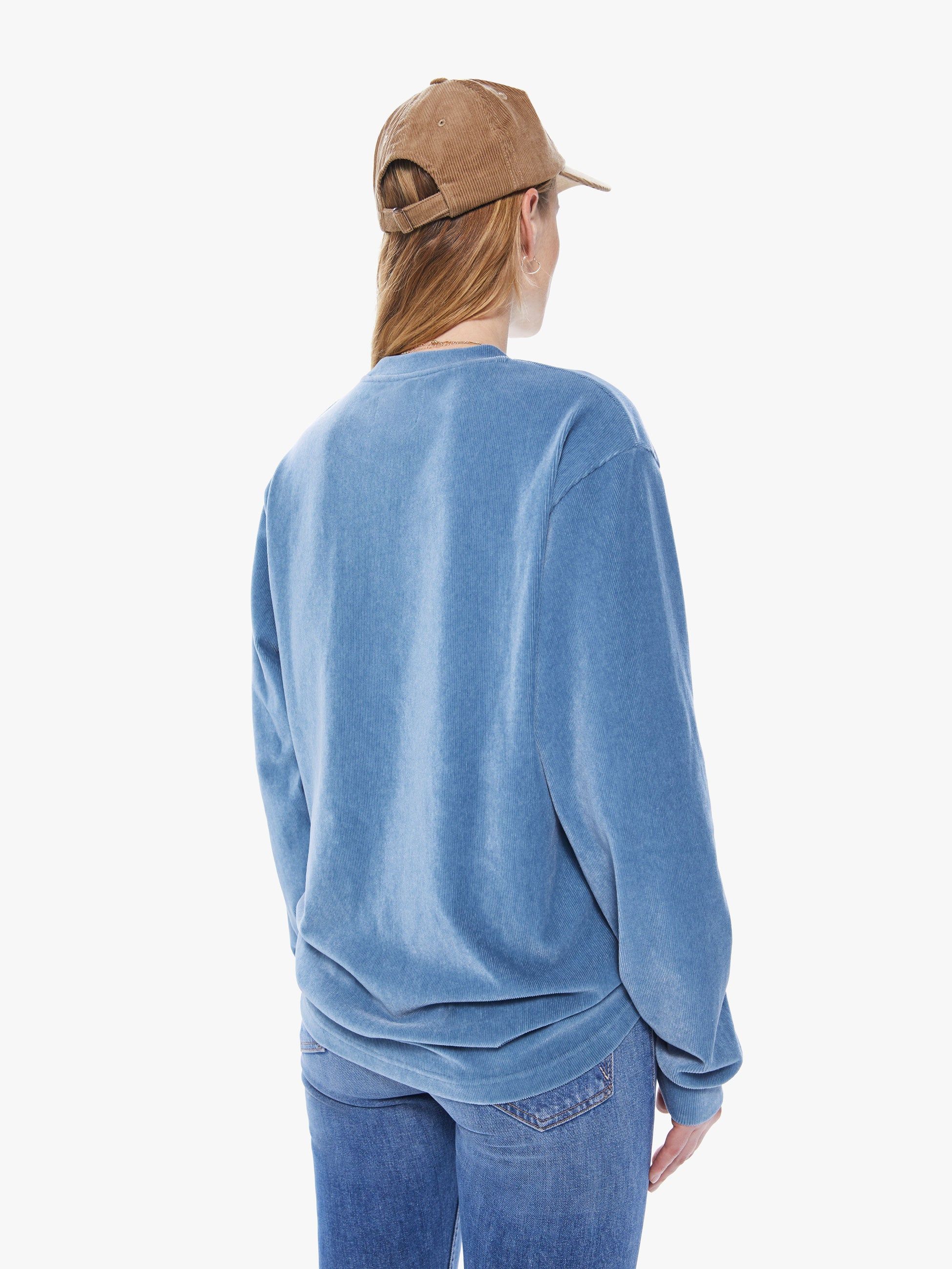 La Paz Duarte L/S Ribbed Tee - Captain's Blue sold by MOTHER product image thumbnail 4