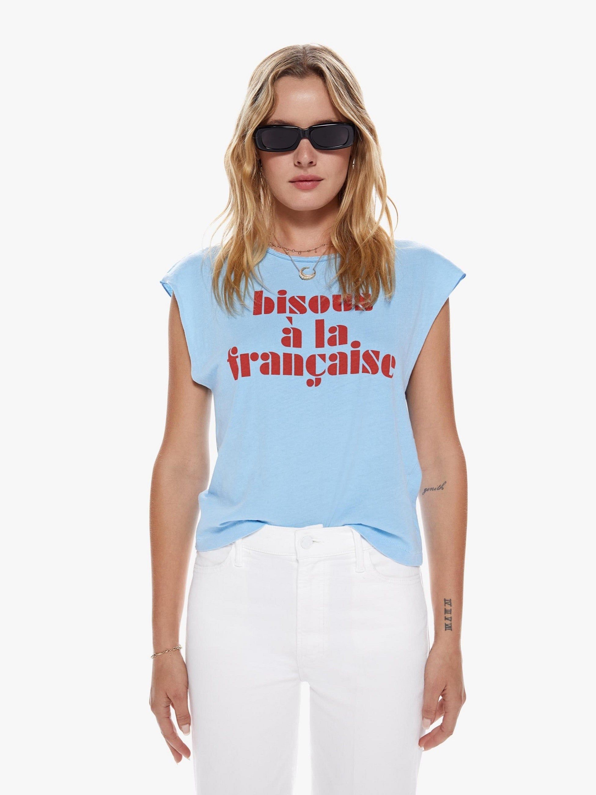 The Ride Out Tee - Bisous A La Francaise sold by MOTHER