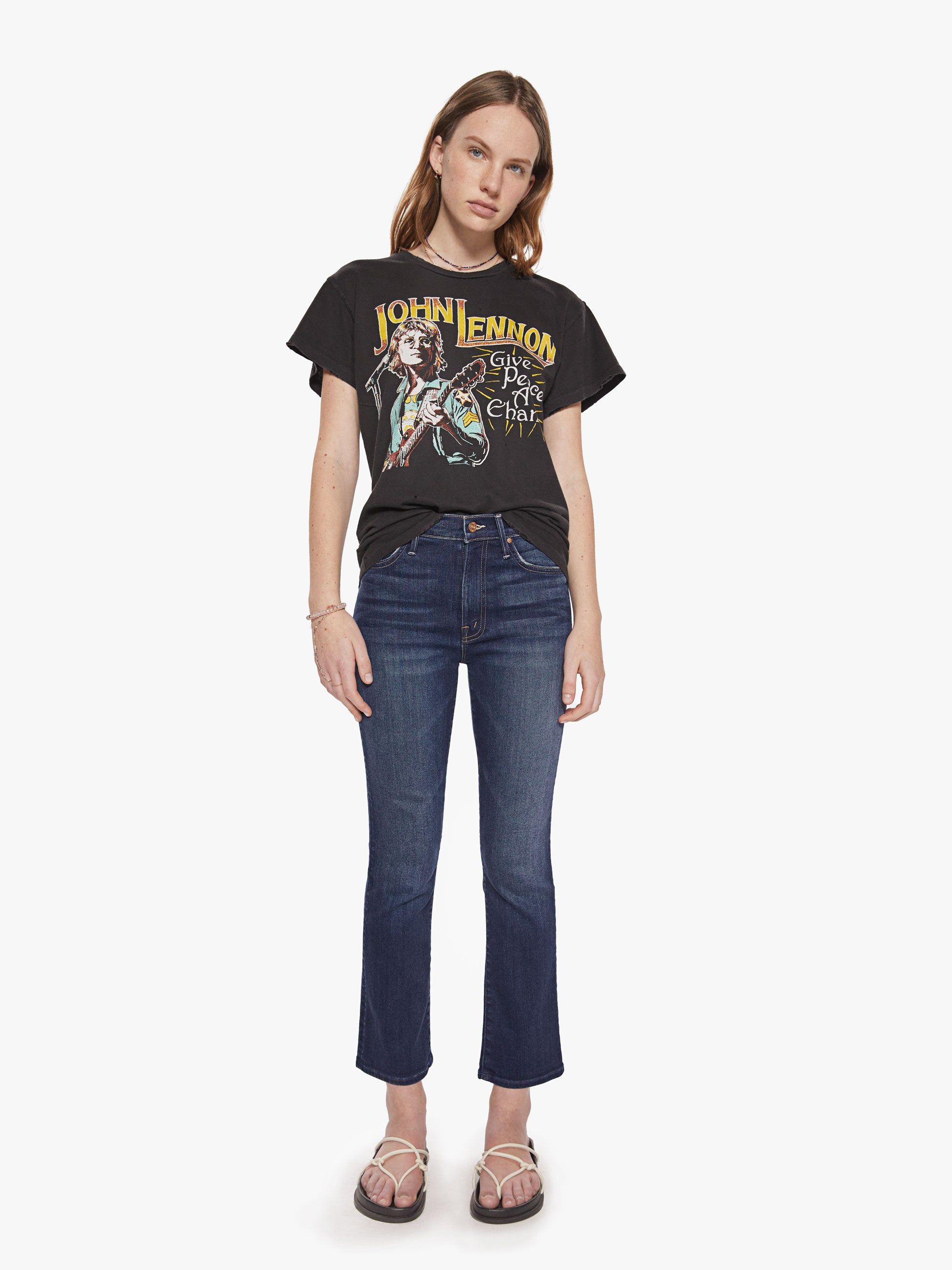 MadeWorn John Lennon Tee - Coal sold by MOTHER product image thumbnail 5
