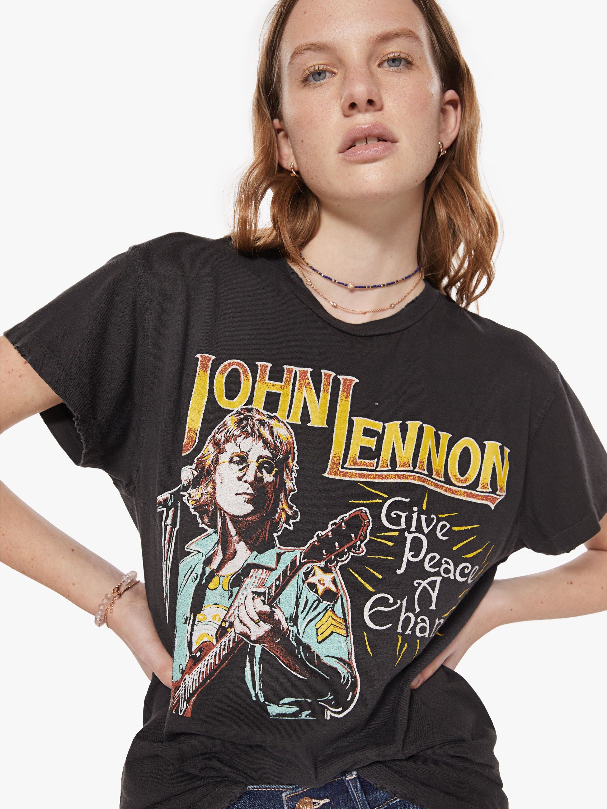 MadeWorn John Lennon Tee - Coal sold by MOTHER product image thumbnail 6