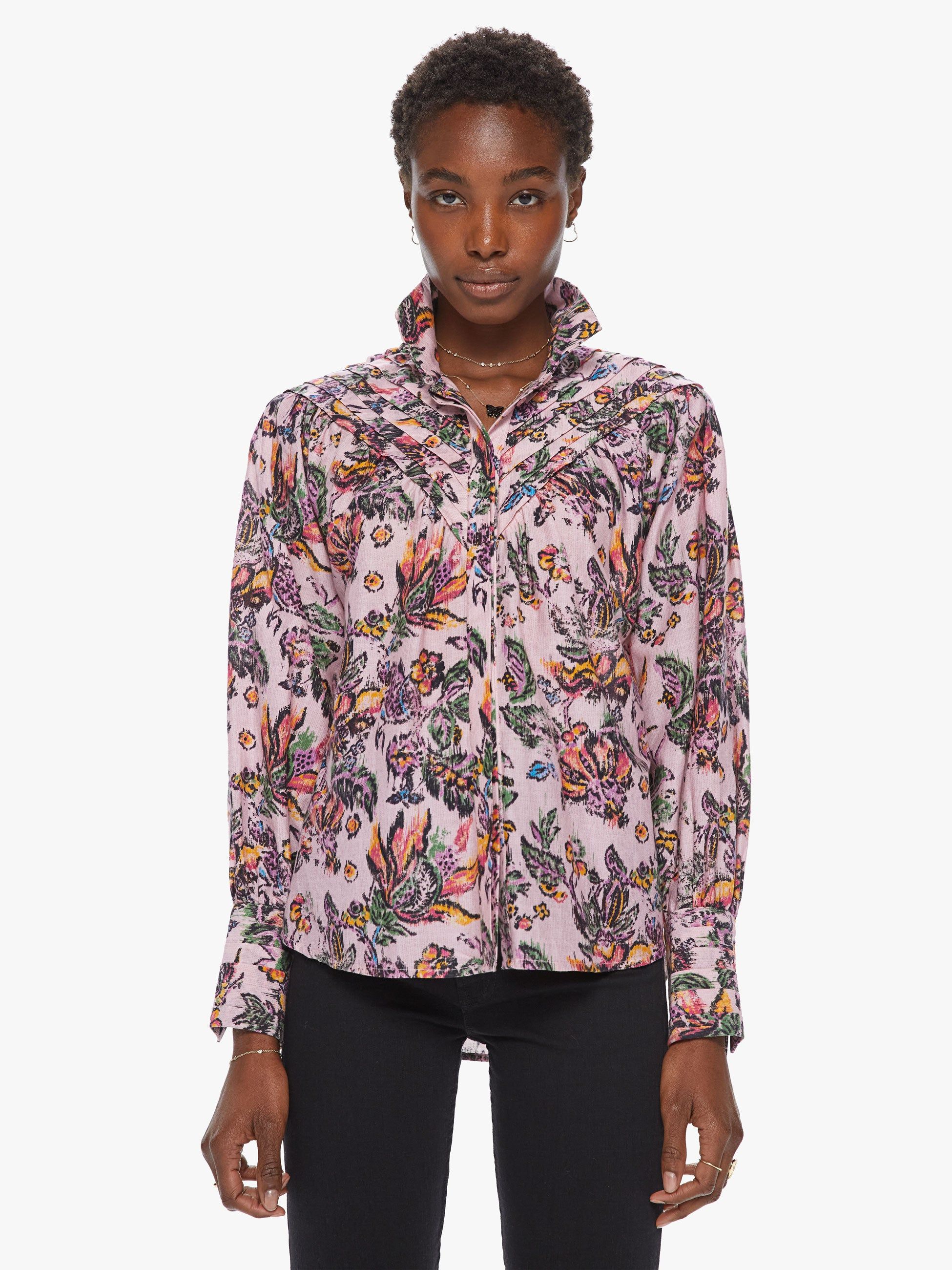 Maria Cher Corina Shirt - Menorca sold by MOTHER