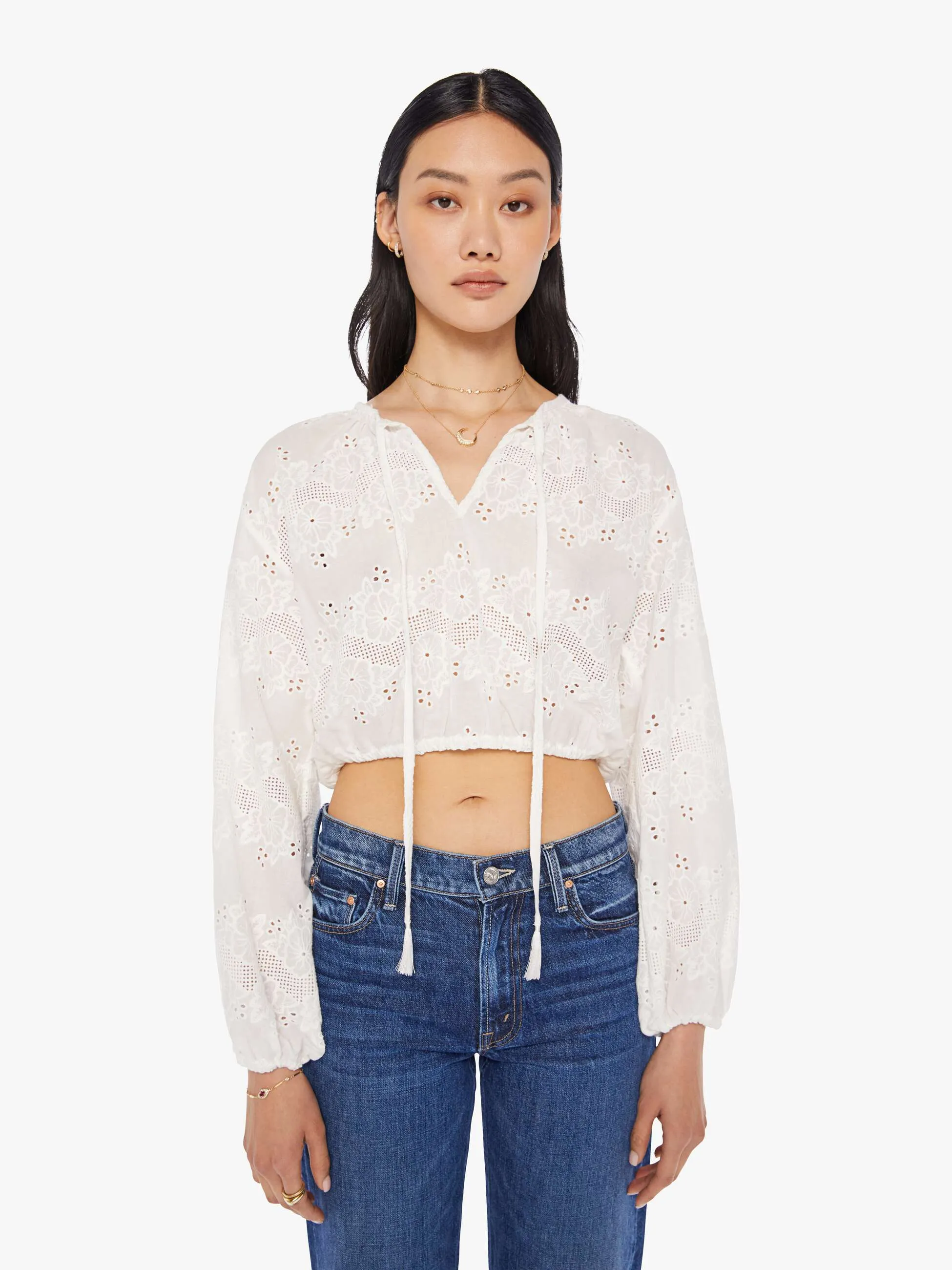 Natalie Martin Amelia Top - Geranium Milk sold by MOTHER