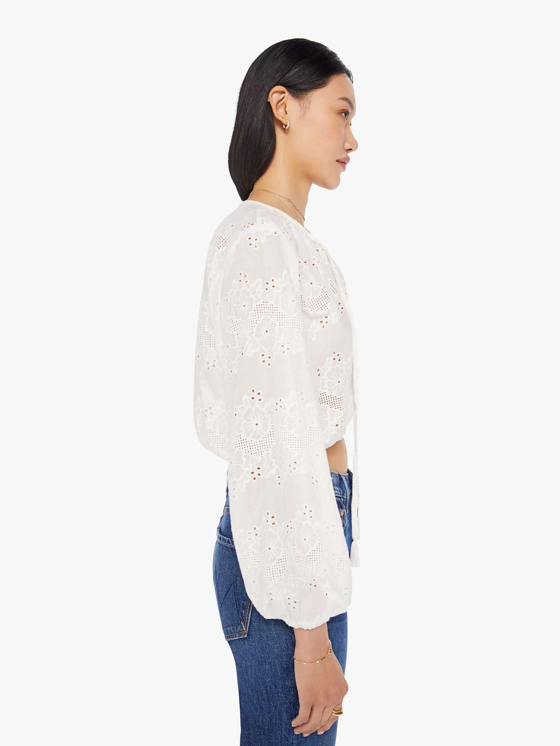 Natalie Martin Amelia Top - Geranium Milk sold by MOTHER product image thumbnail 3