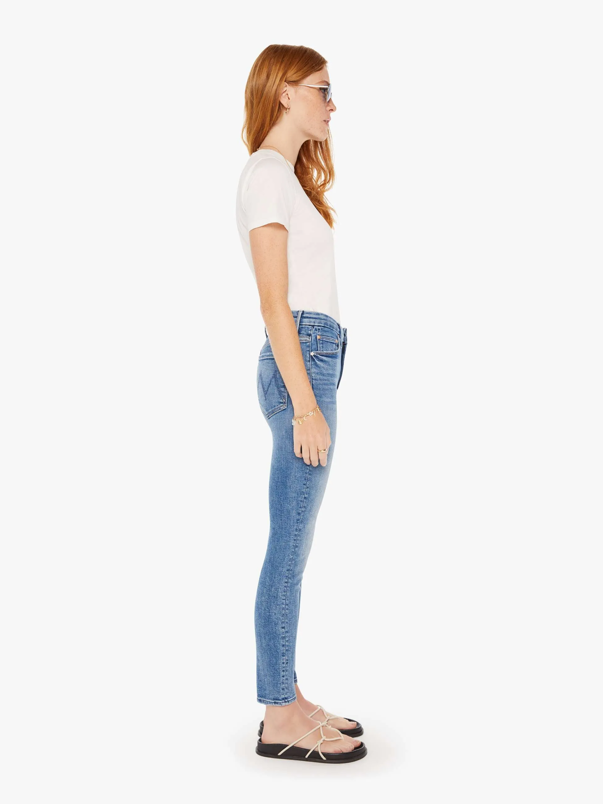 High Waisted Looker Ankle - On The Road sold by MOTHER product image thumbnail 3