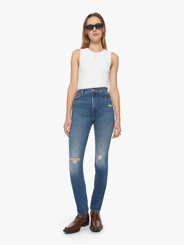 High Waisted Dazzler Double Heel - Morning Chores sold by MOTHER
