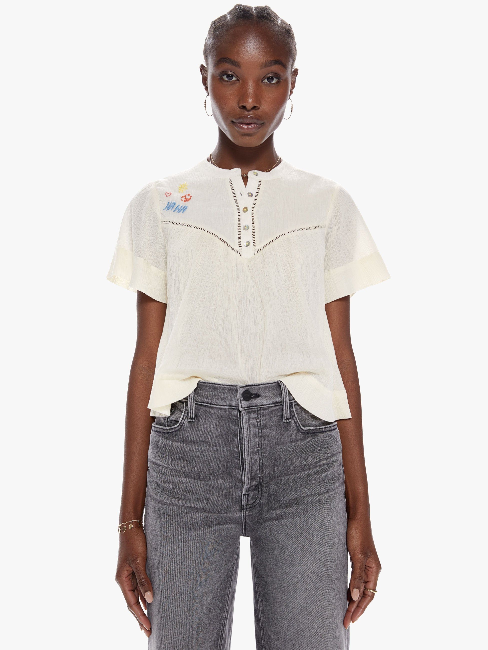 The Giggler Top - Haha sold by MOTHER product image thumbnail 2