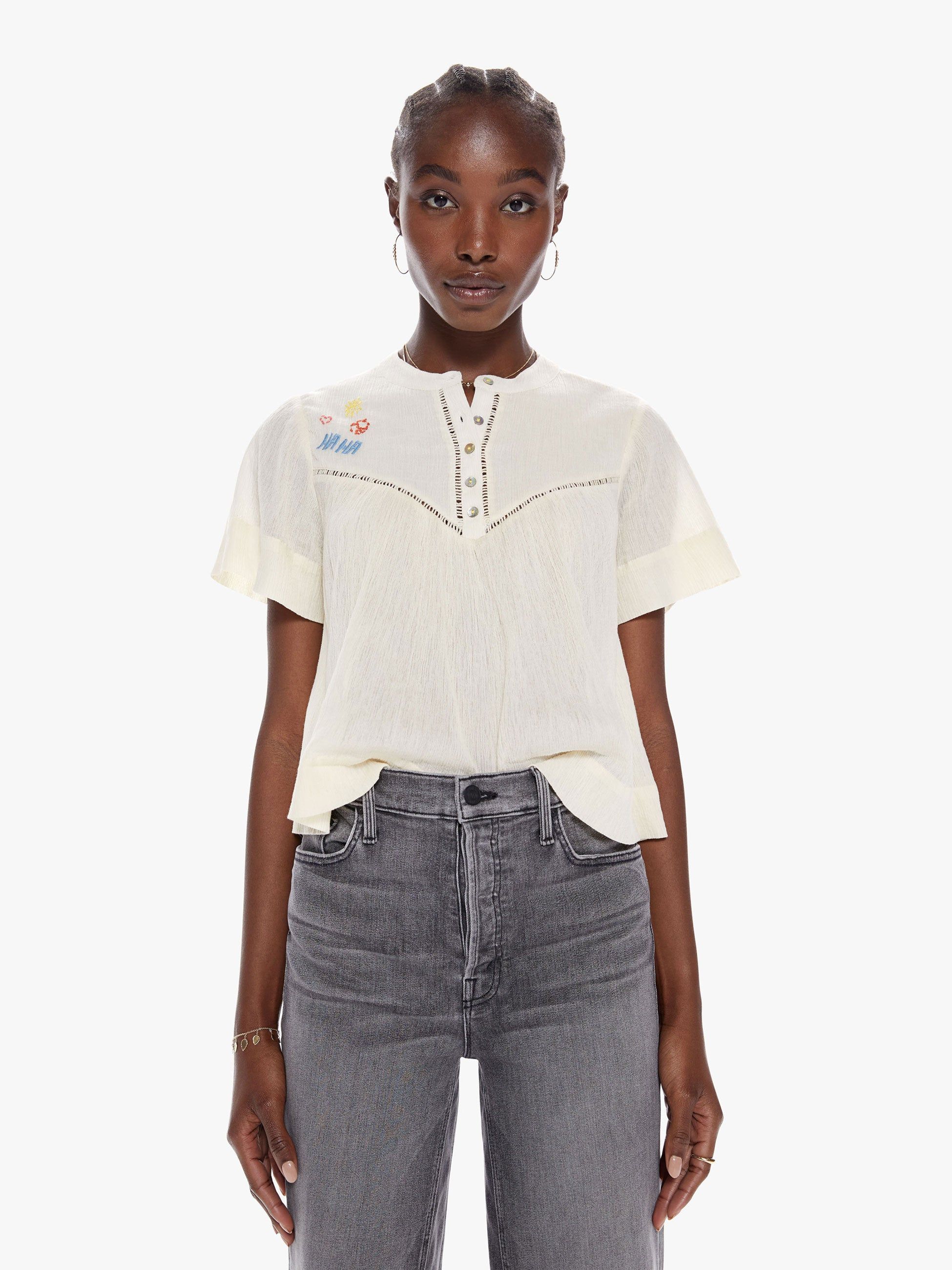 The Giggler Top - Haha sold by MOTHER