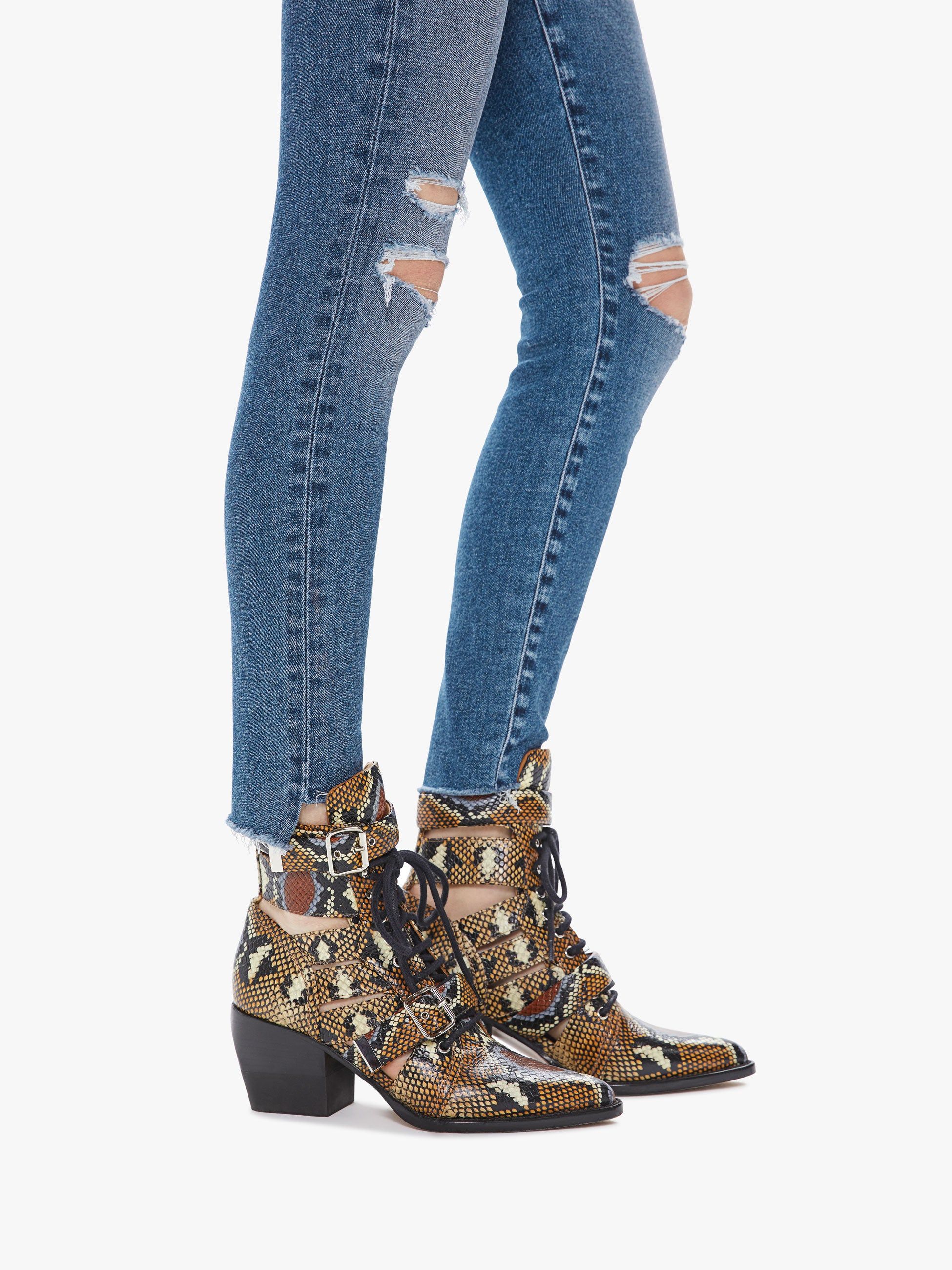 The Stunner Zip Ankle Fray - Roughing It sold by MOTHER product image thumbnail 5