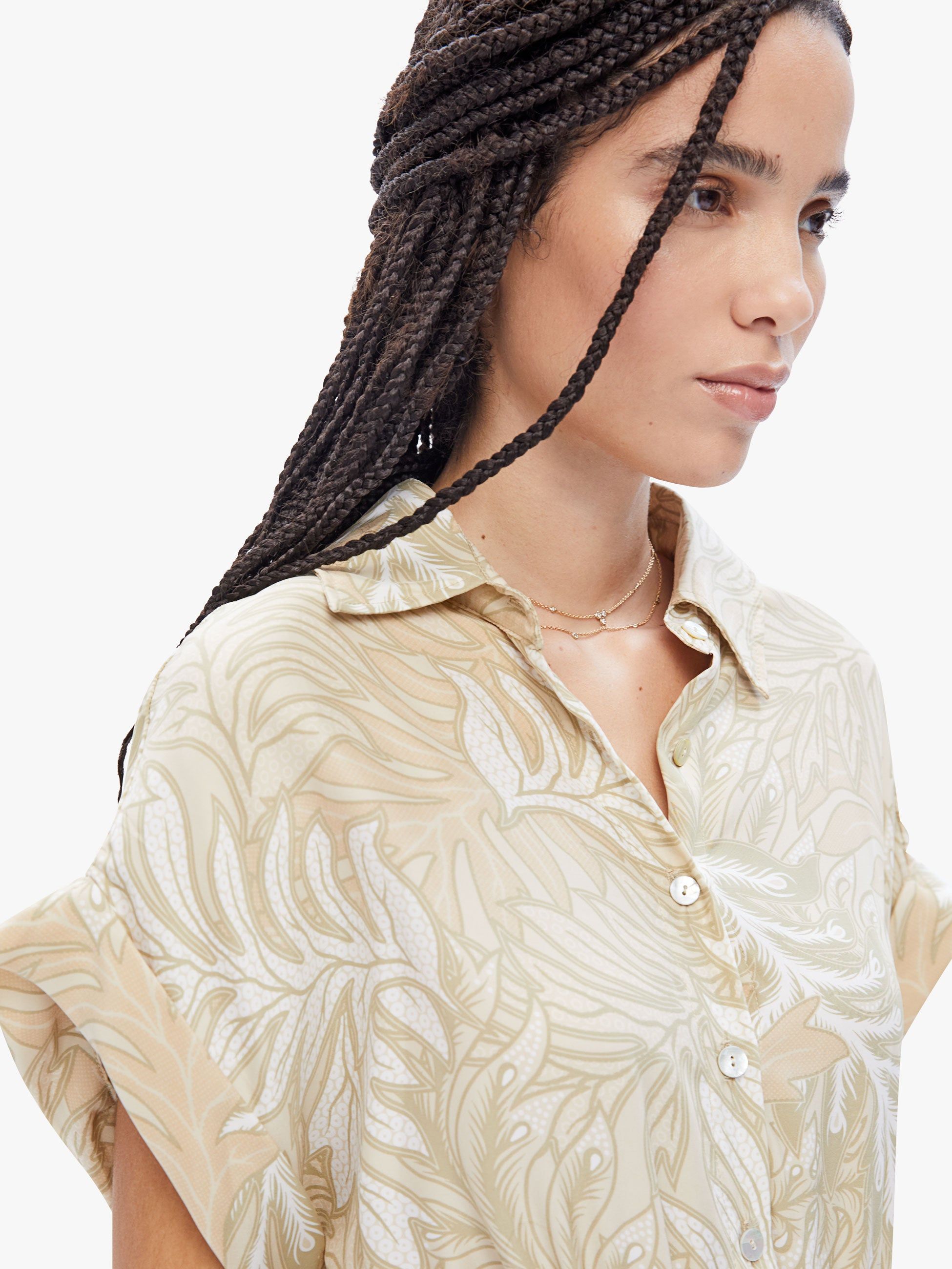 Natalie Martin Harper Maxi - Jungle Print Agave sold by MOTHER product image thumbnail 5