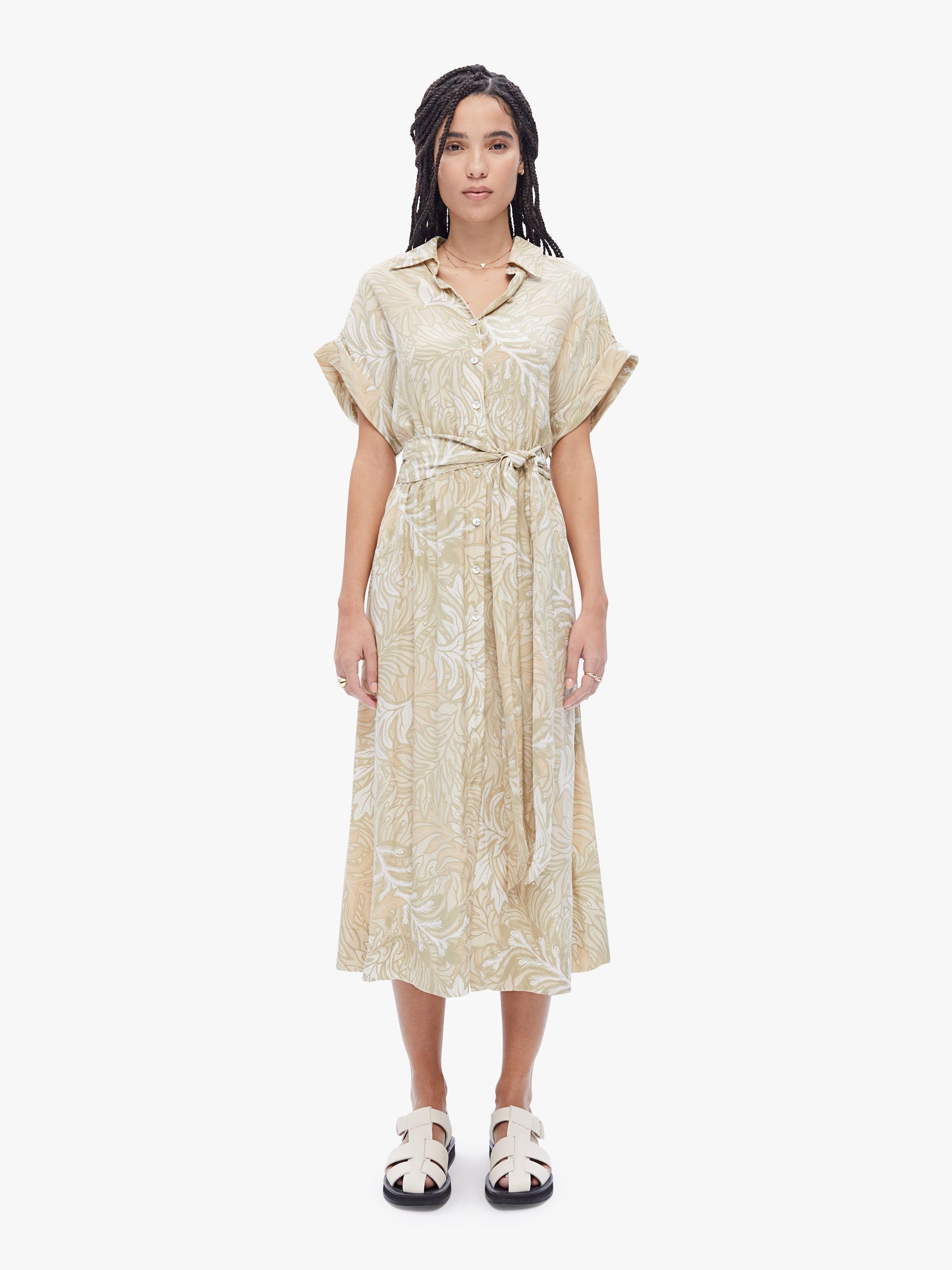 Natalie Martin Harper Maxi - Jungle Print Agave sold by MOTHER