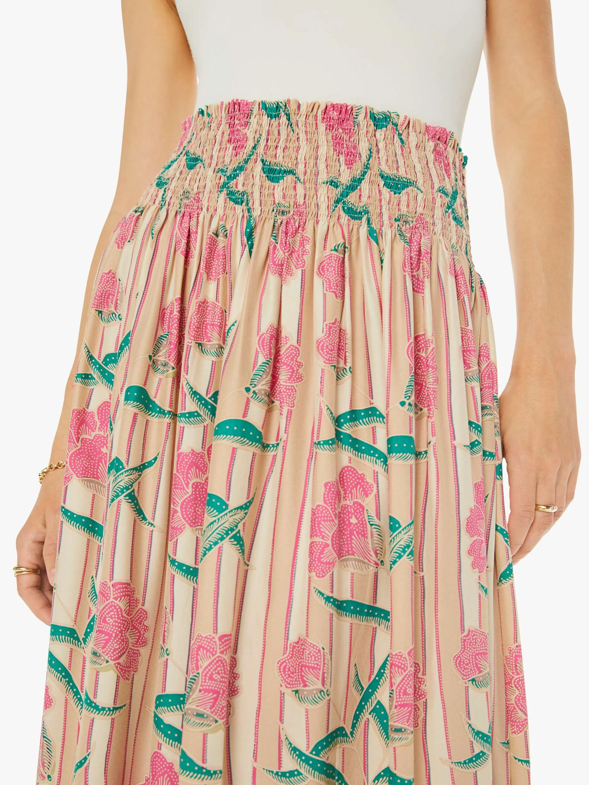 Natalie Martin Bella Skirt - Chamomile Rose sold by MOTHER product image thumbnail 5