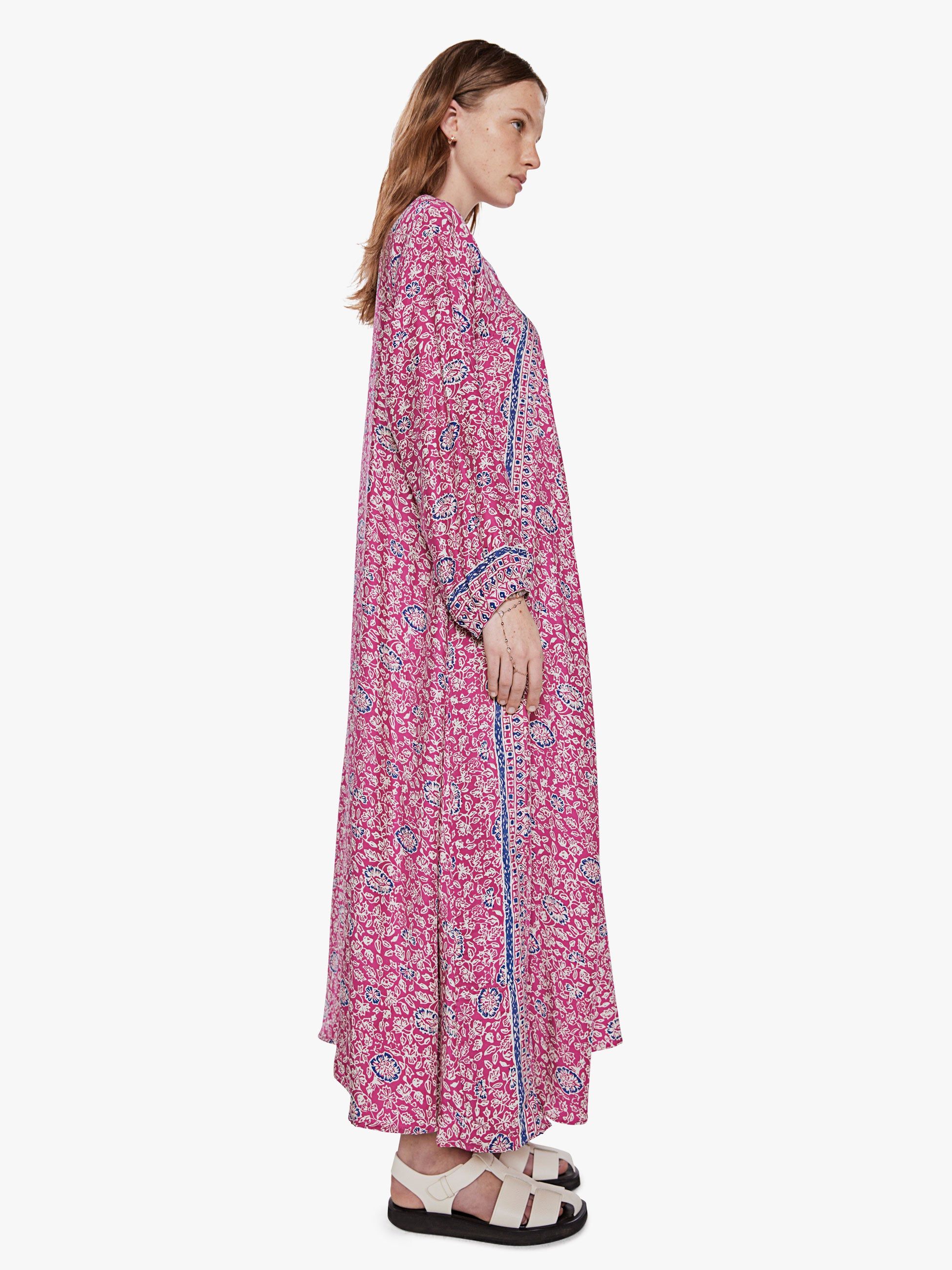 Natalie Martin Fiore Maxi - Floral Print Lavender sold by MOTHER product image thumbnail 3