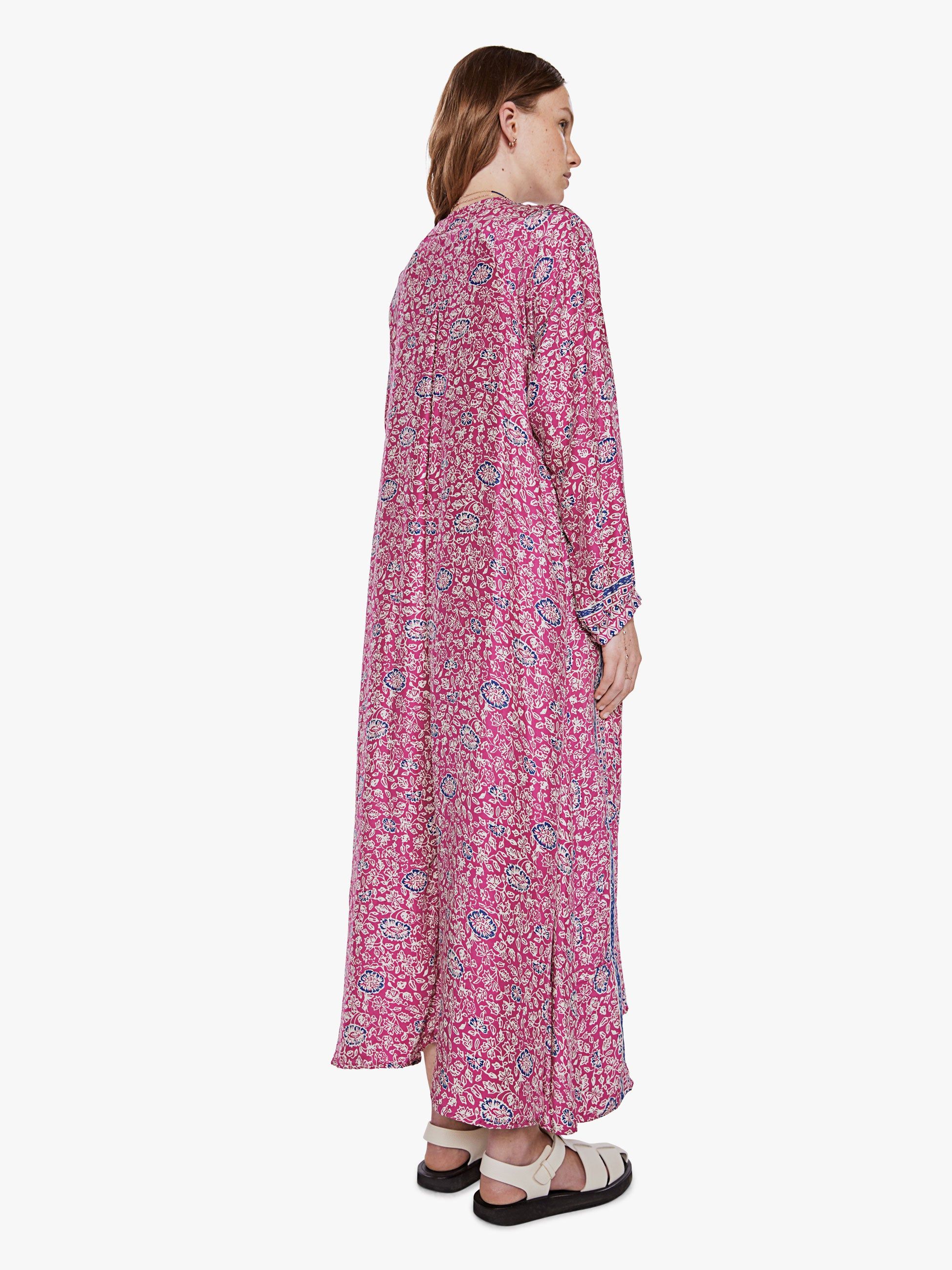 Natalie Martin Fiore Maxi - Floral Print Lavender sold by MOTHER product image thumbnail 4