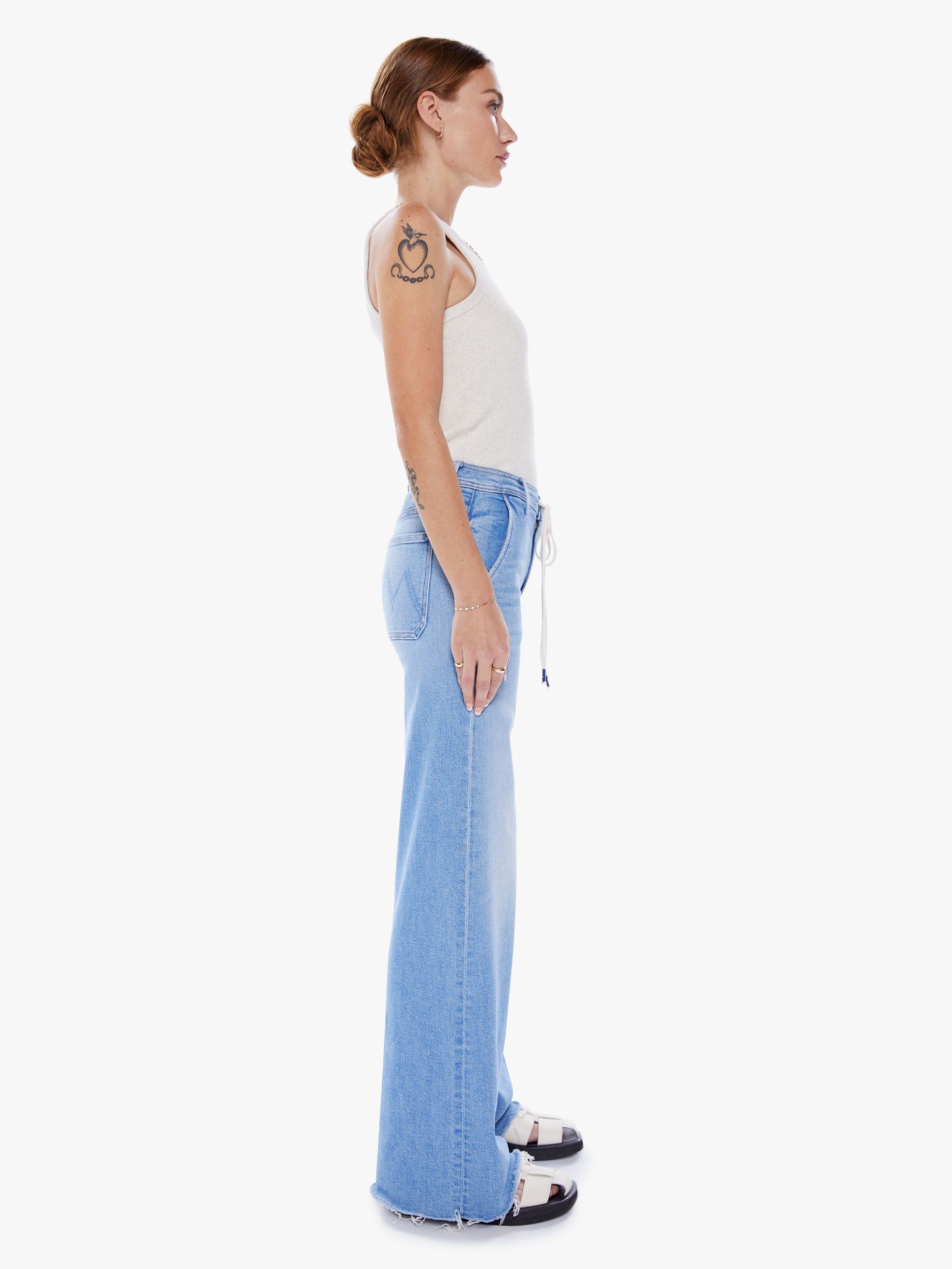 The Drawn Undercover Prep Heel - Ripe For The Squeeze sold by MOTHER product image thumbnail 3