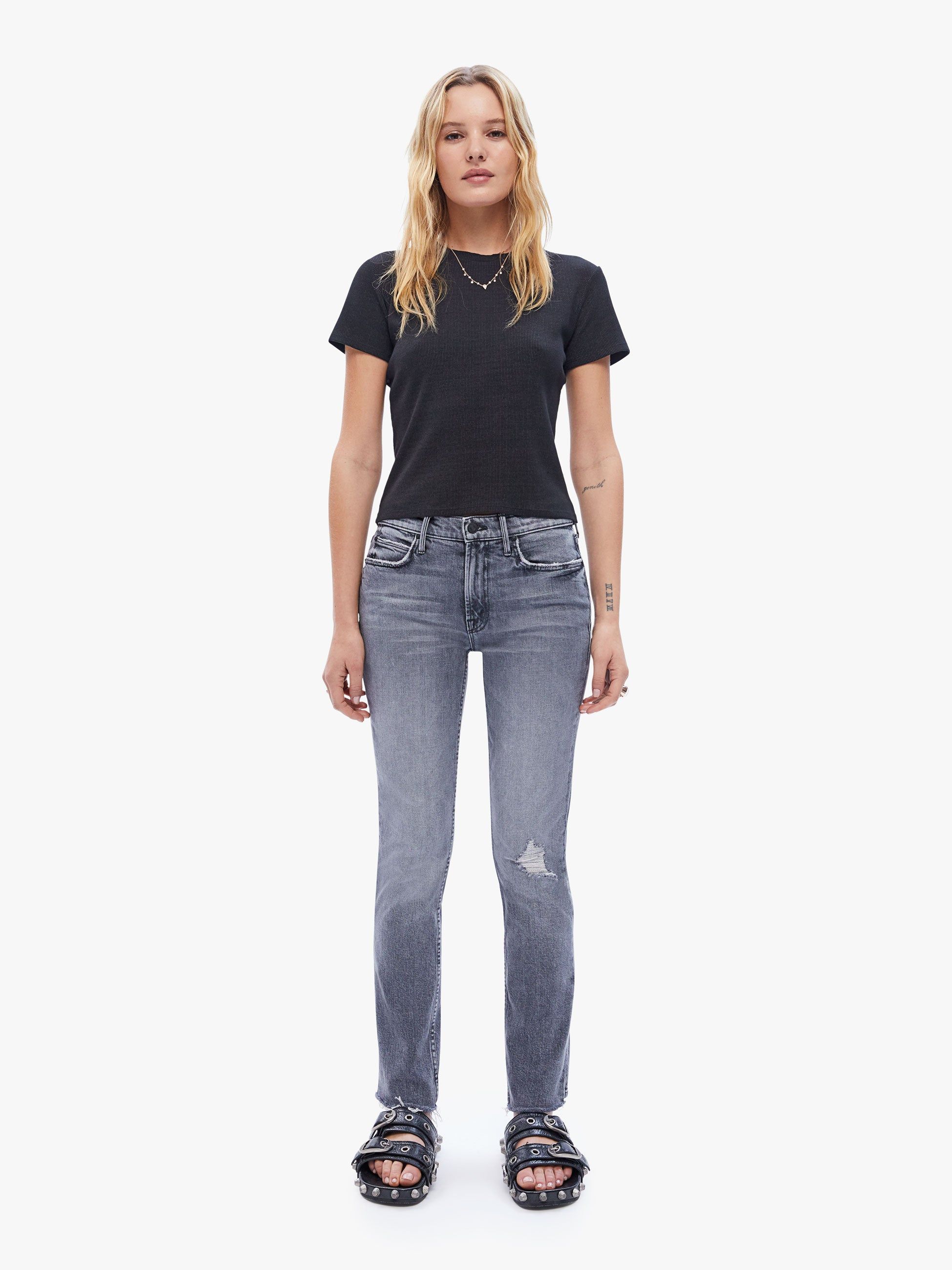 SPRWMN Baby Tee - Black sold by MOTHER product image thumbnail 5