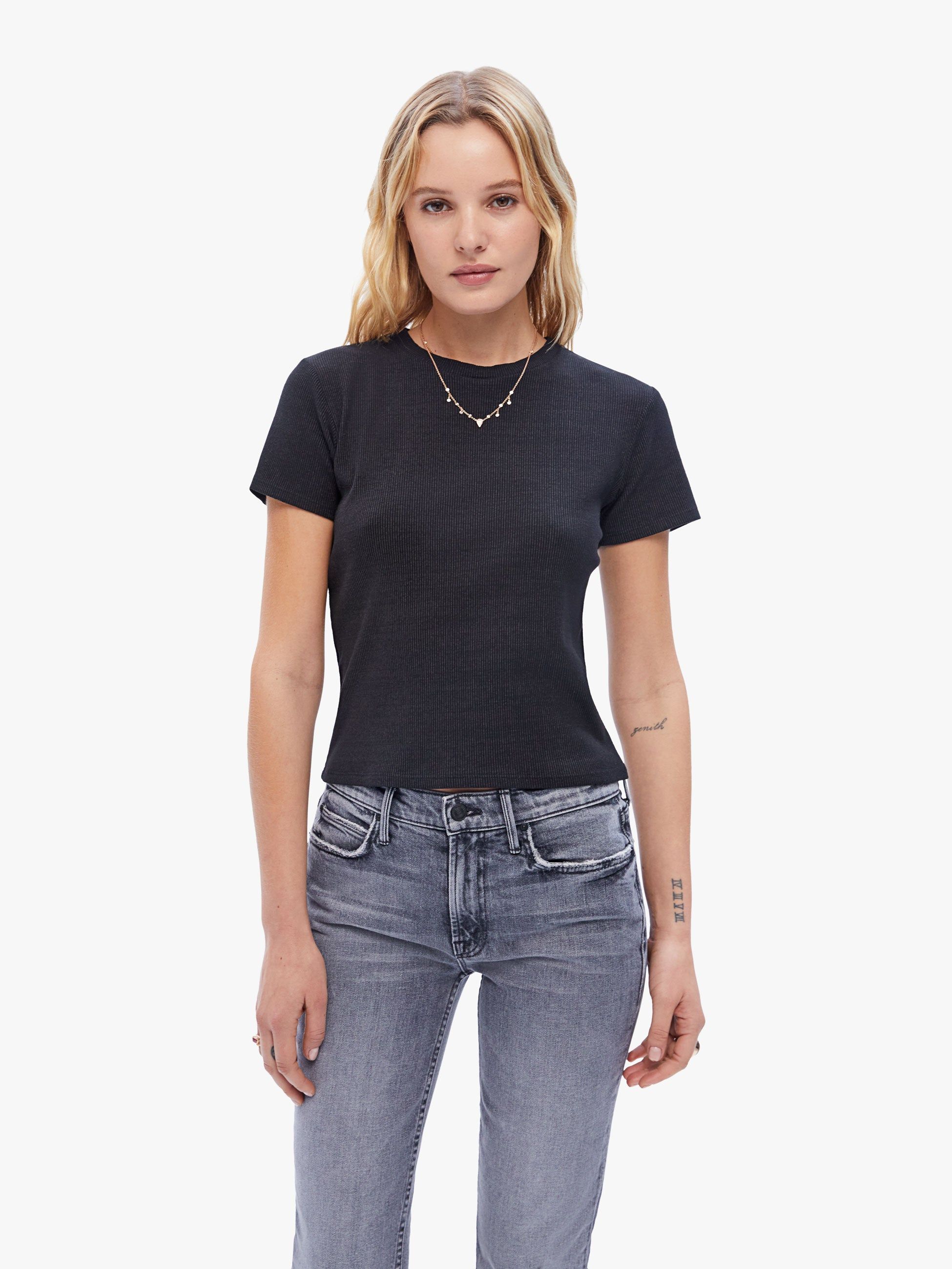 SPRWMN Baby Tee - Black sold by MOTHER product image thumbnail 2