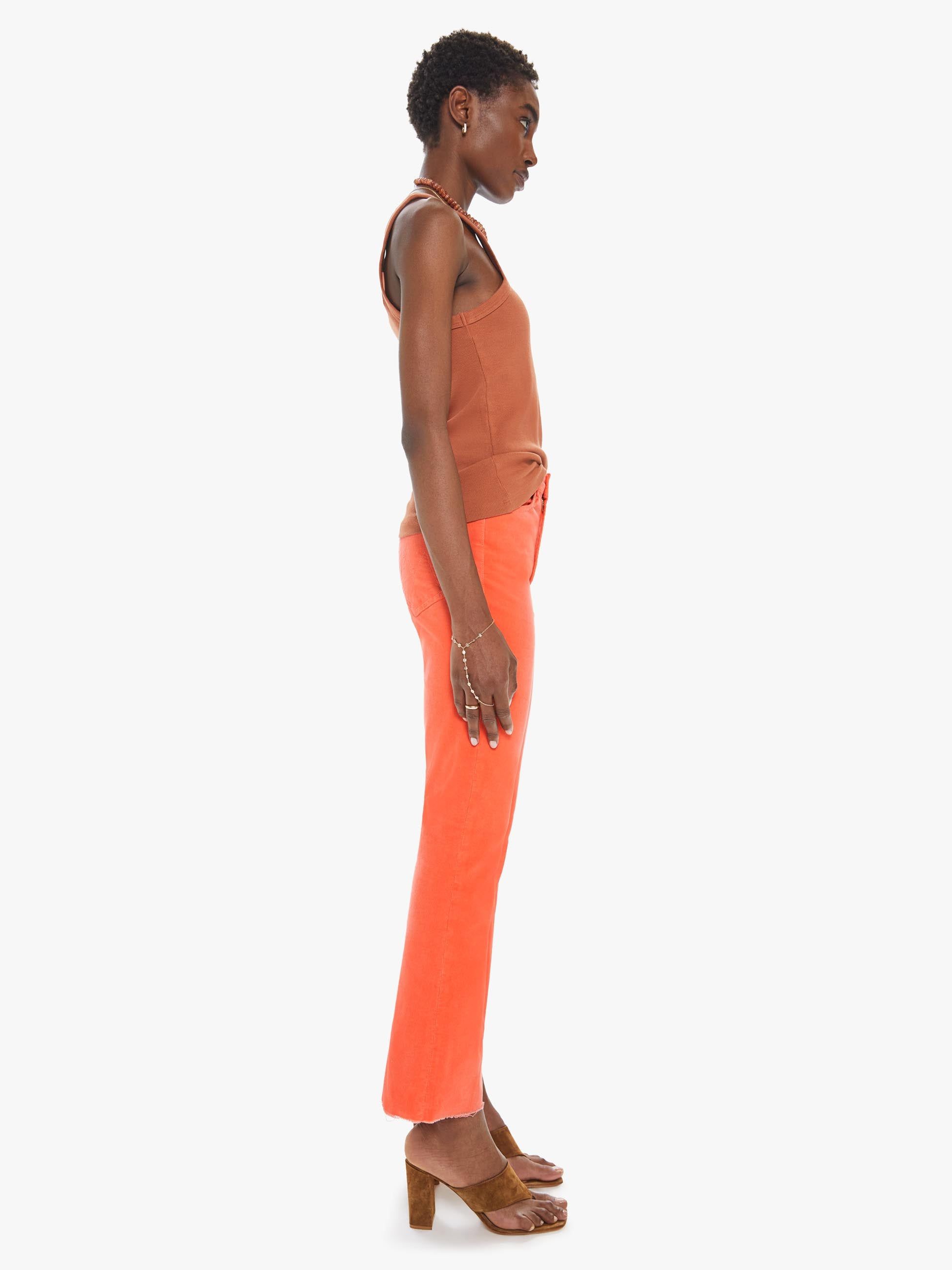 The Hustler Ankle Fray - Coral sold by MOTHER product image thumbnail 4