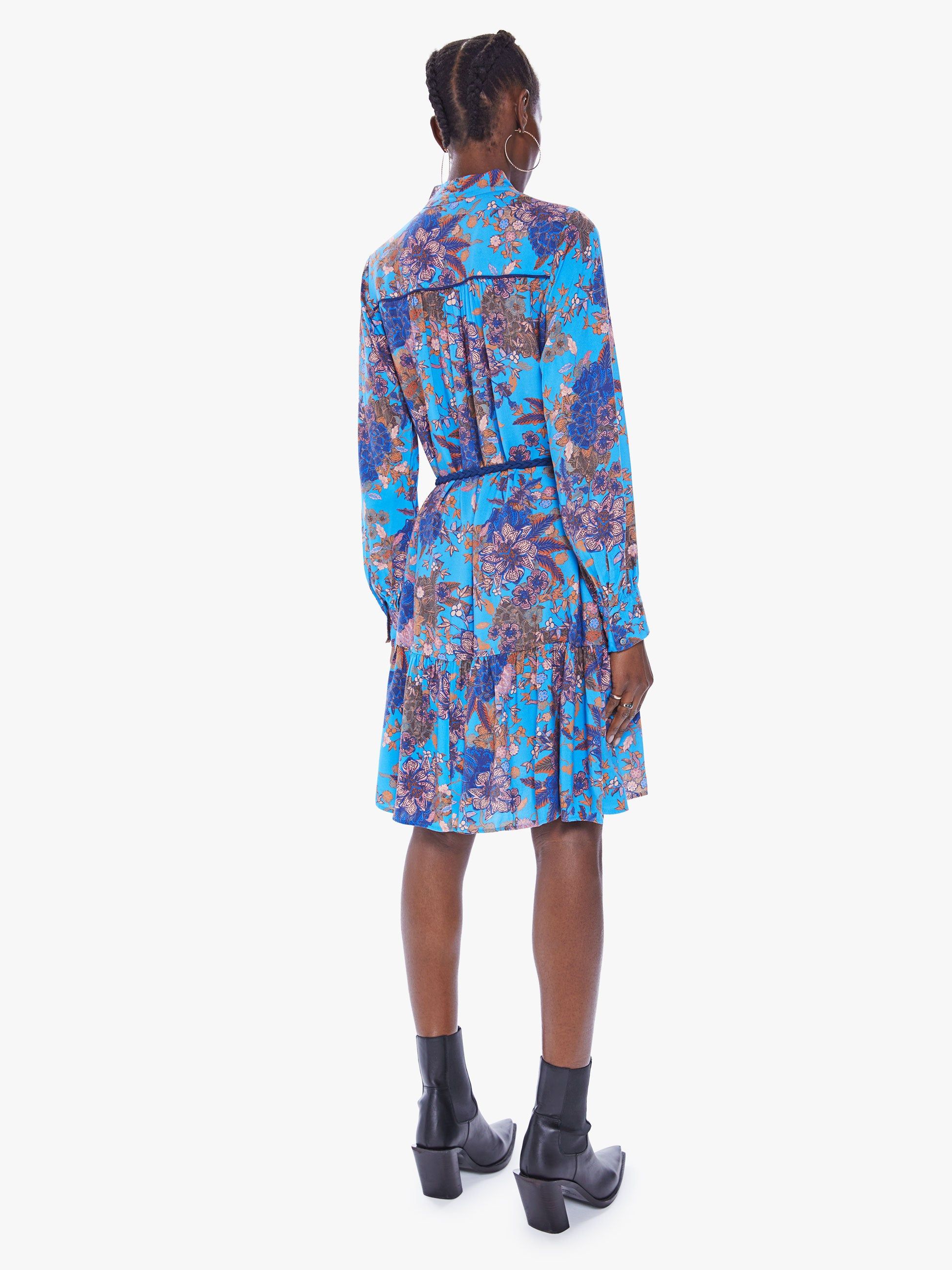 XiRENA Anastasia Dress - Cerulean Medley sold by MOTHER product image thumbnail 4