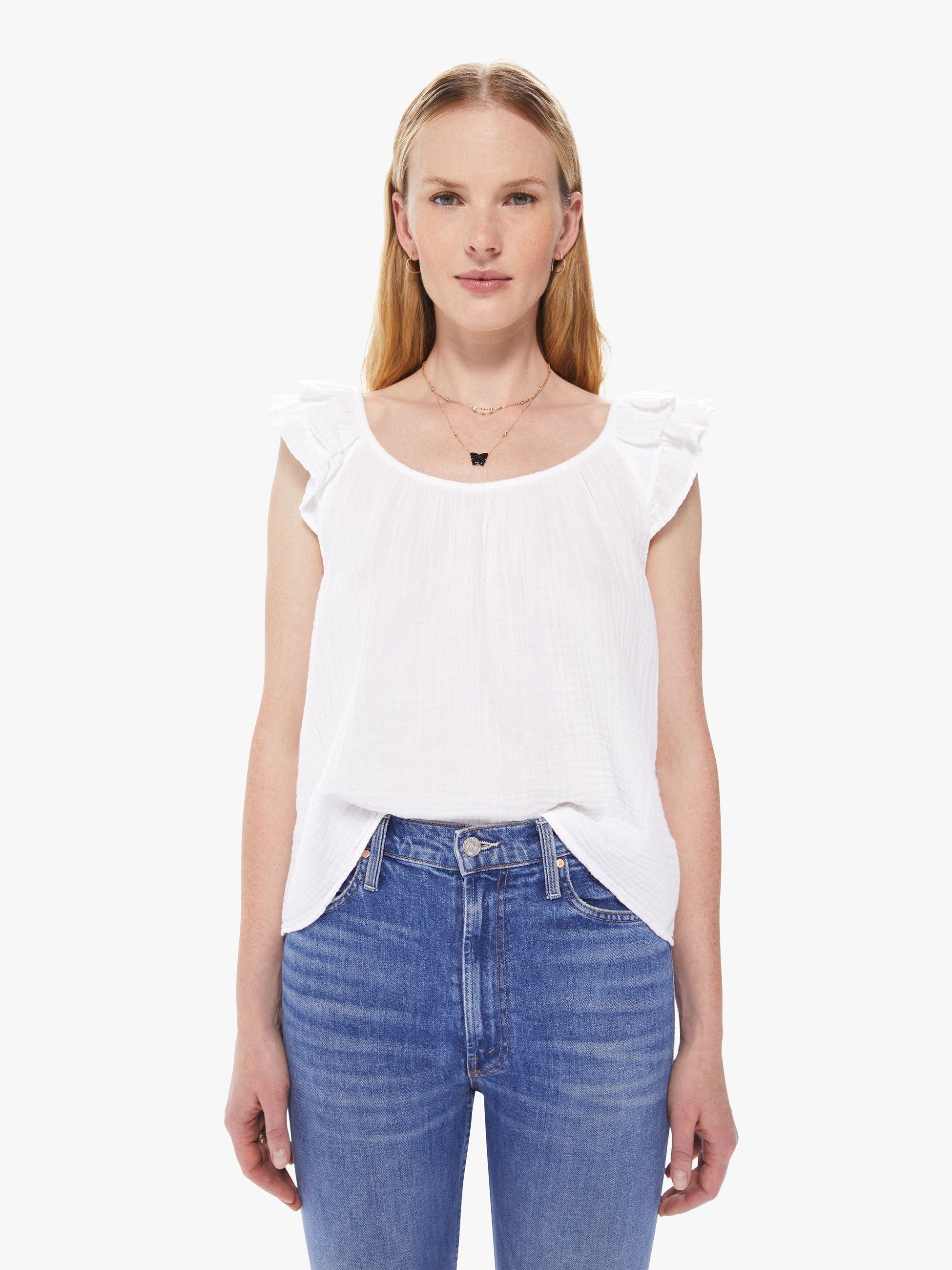 XiRENA Kara Top - White sold by MOTHER product image thumbnail 2