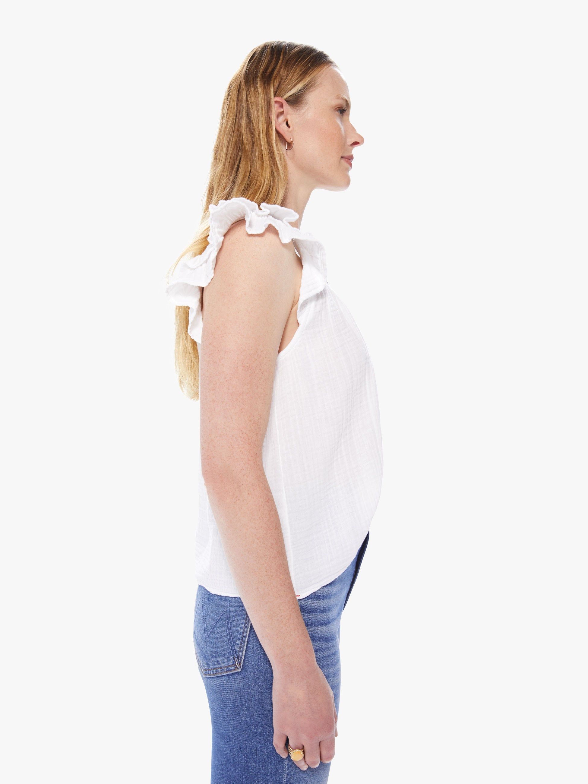 XiRENA Kara Top - White sold by MOTHER product image thumbnail 3