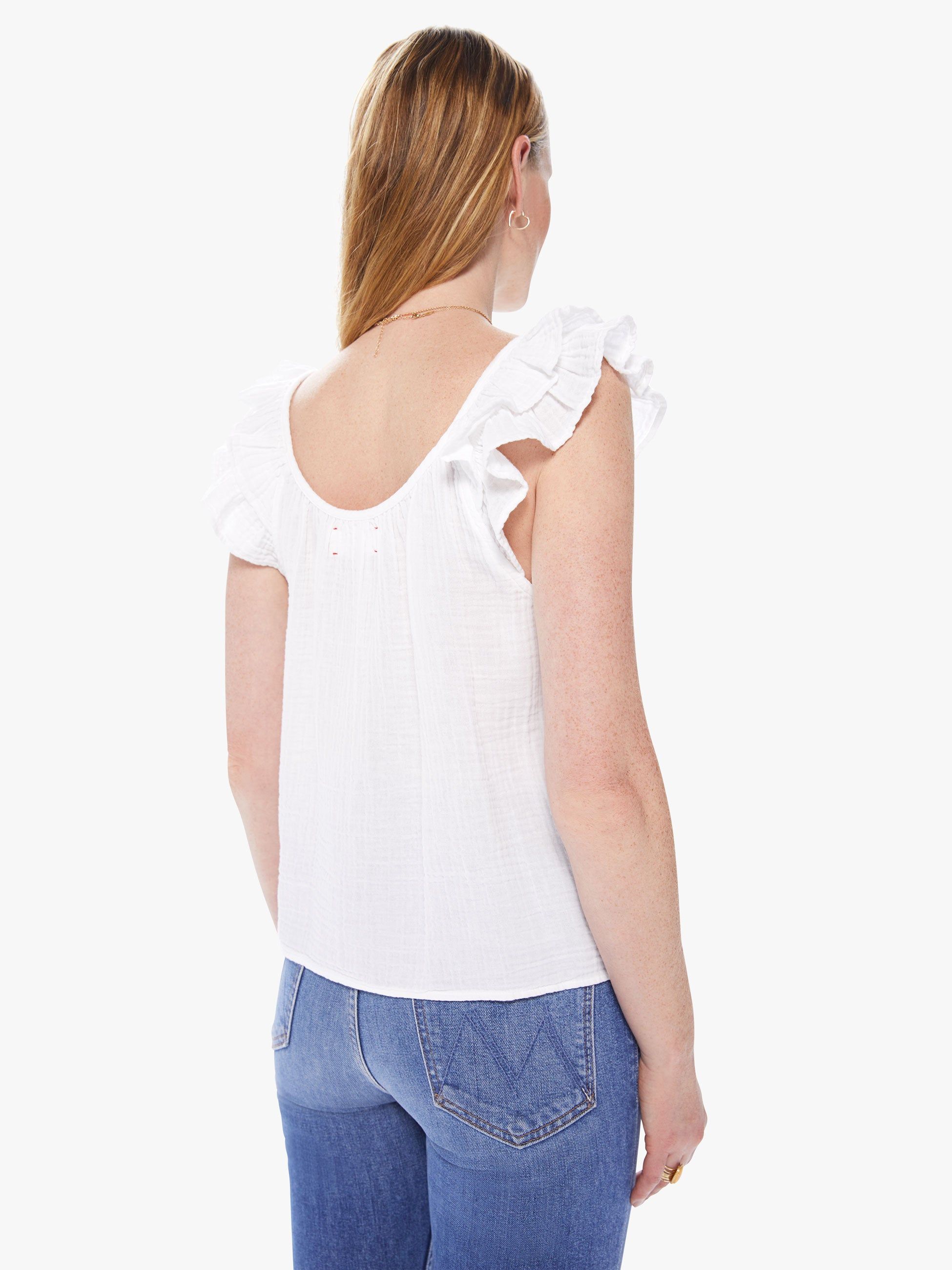XiRENA Kara Top - White sold by MOTHER product image thumbnail 4
